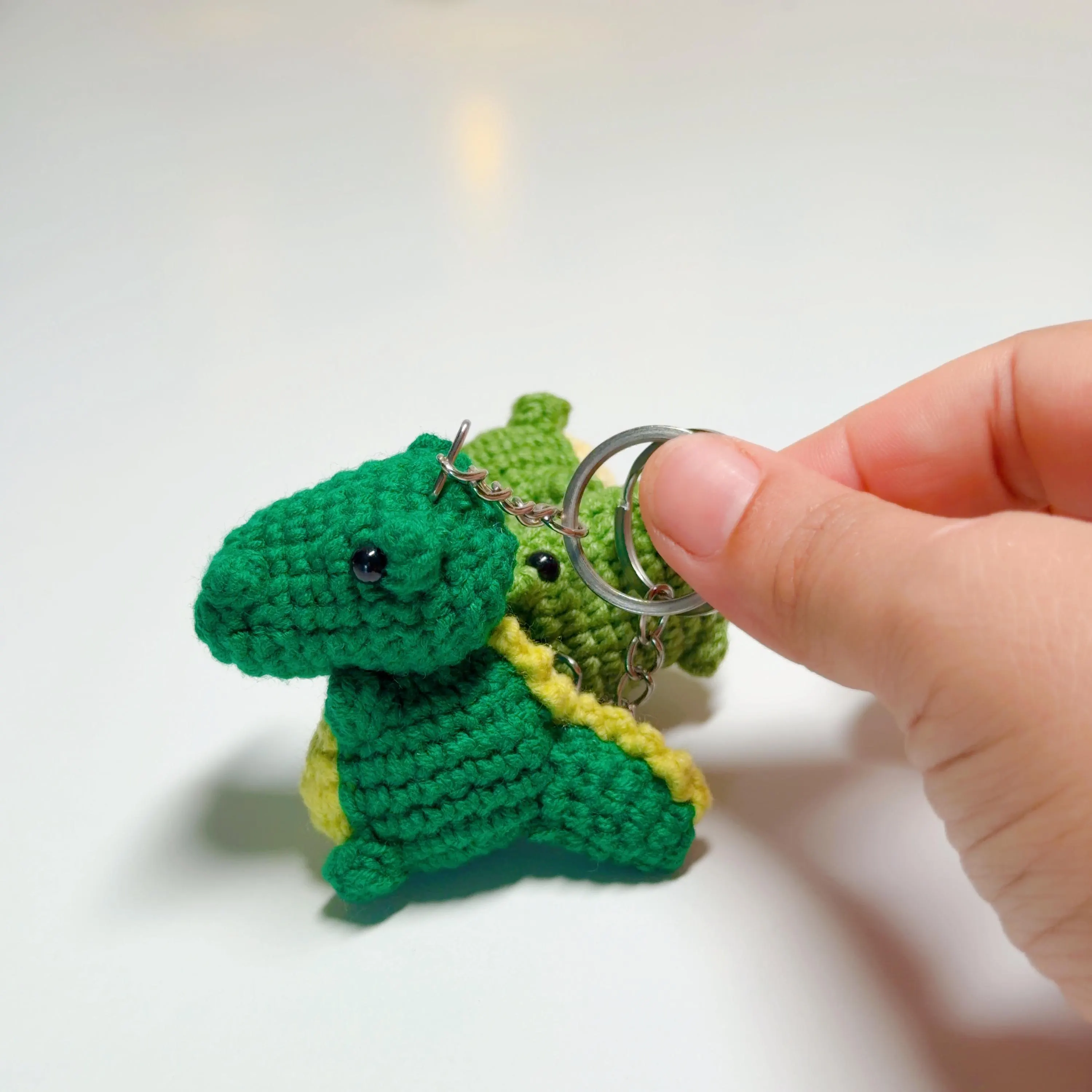 Crochet Alligator Keychain, product photo 10