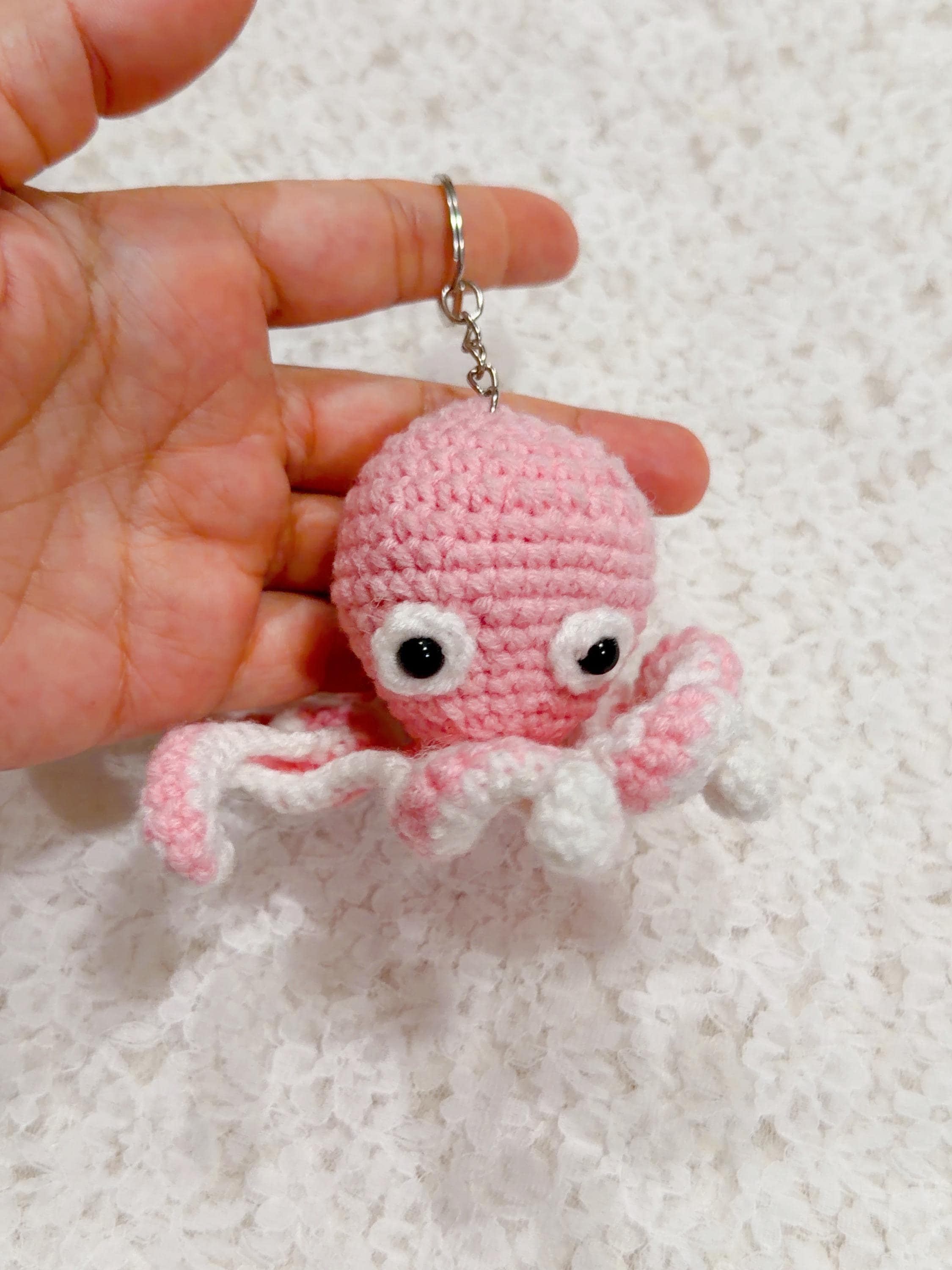 Crochet Octopus Keychain, product photo 7