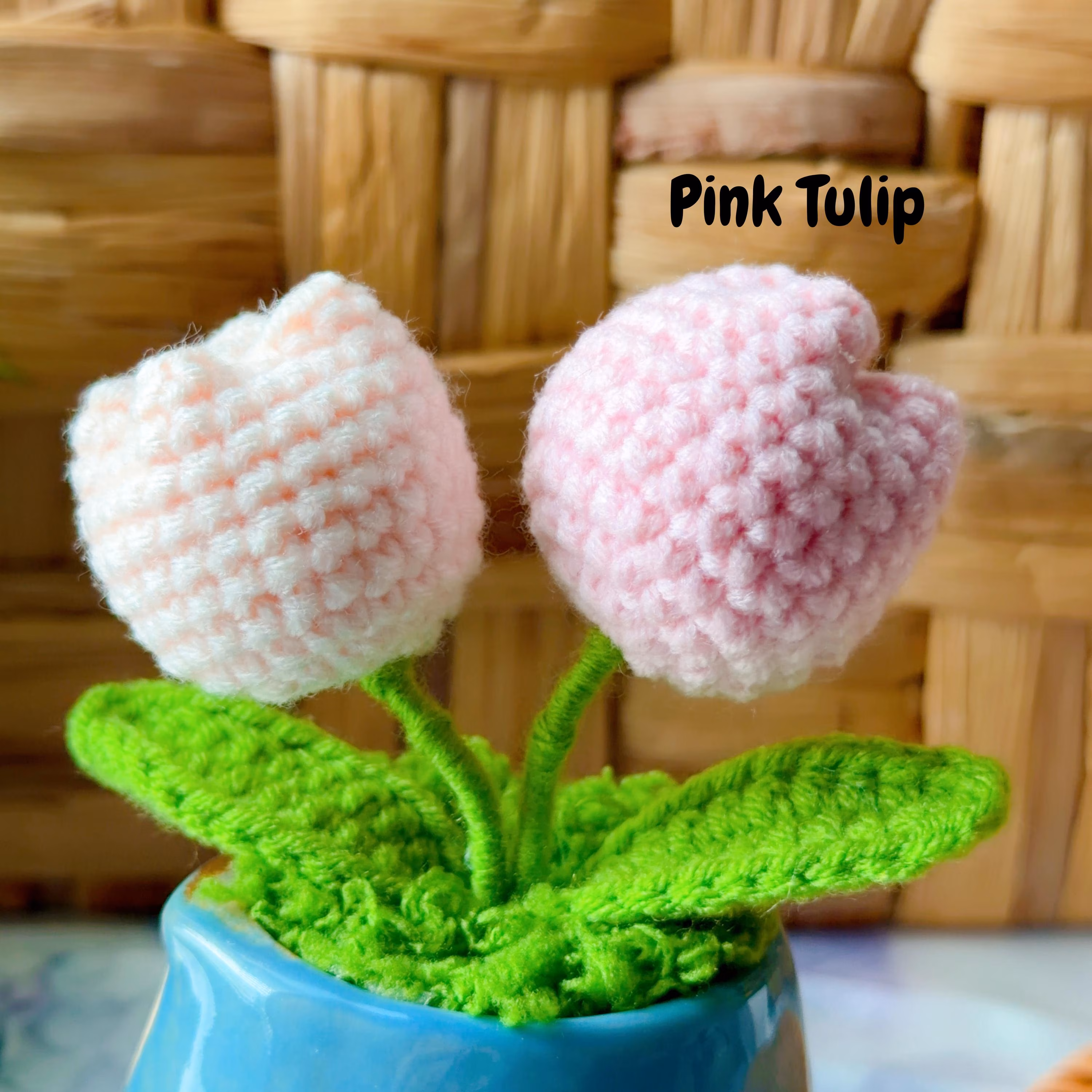 Crochet Potted Flower — Pot & Bloom Options, product photo 4
