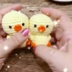 Handmade Amigurumi Duck Keychain, product photo 2