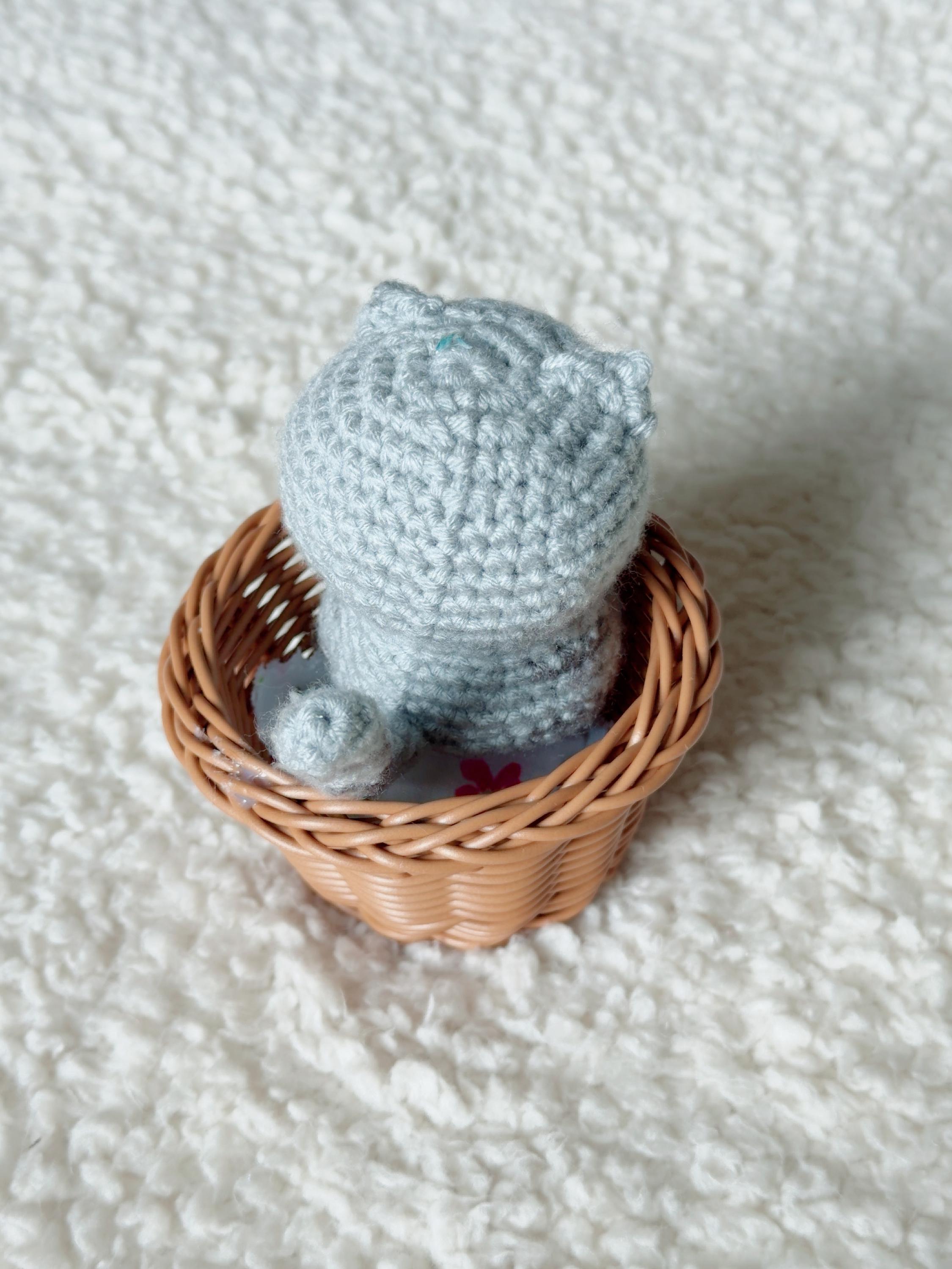 Crochet Cat Plushie, product photo 12
