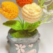 Crochet Potted Flower Decor, product photo 2