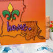 Louisiana String Art Sign, product photo 2