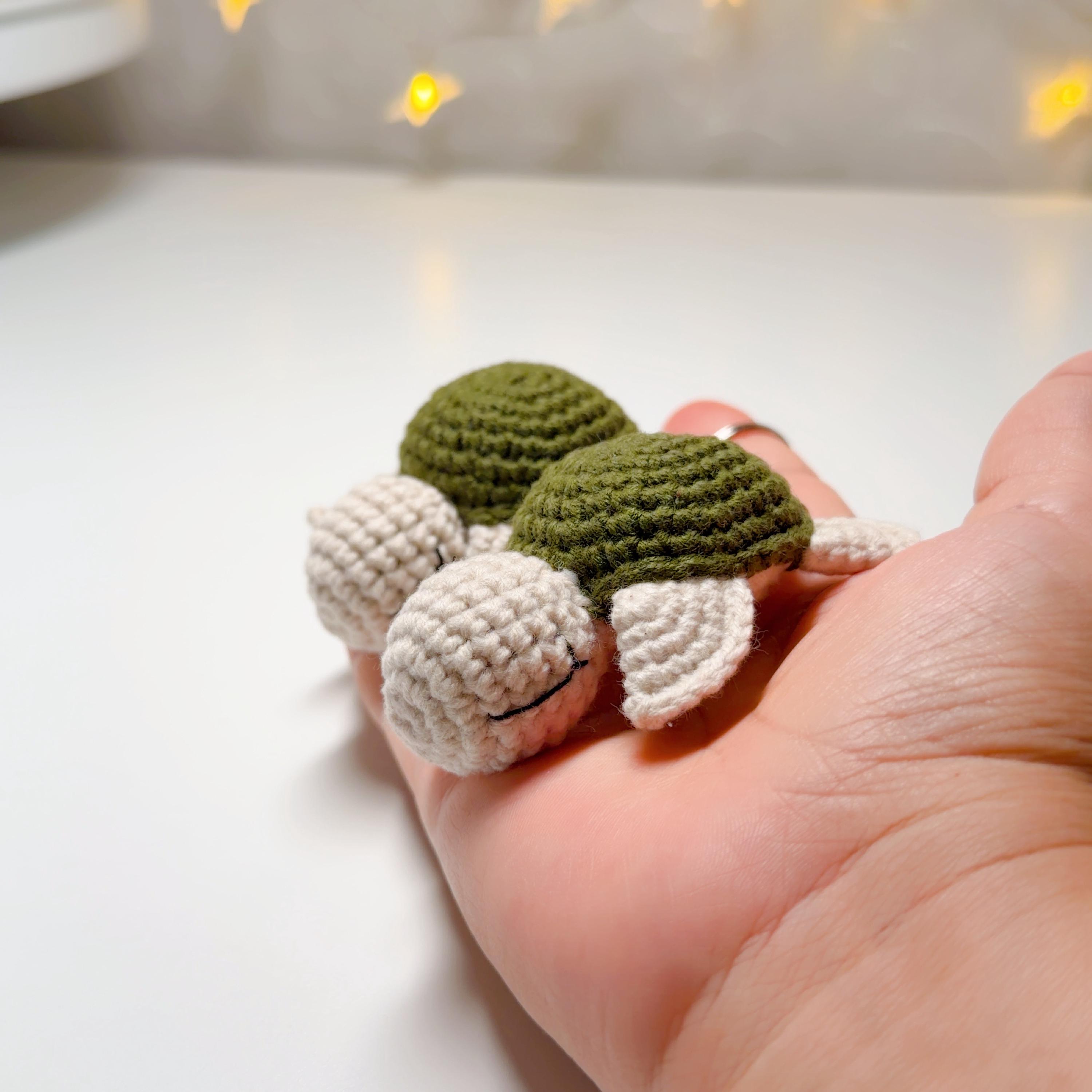 Crochet Turtle Keychain, product photo 7