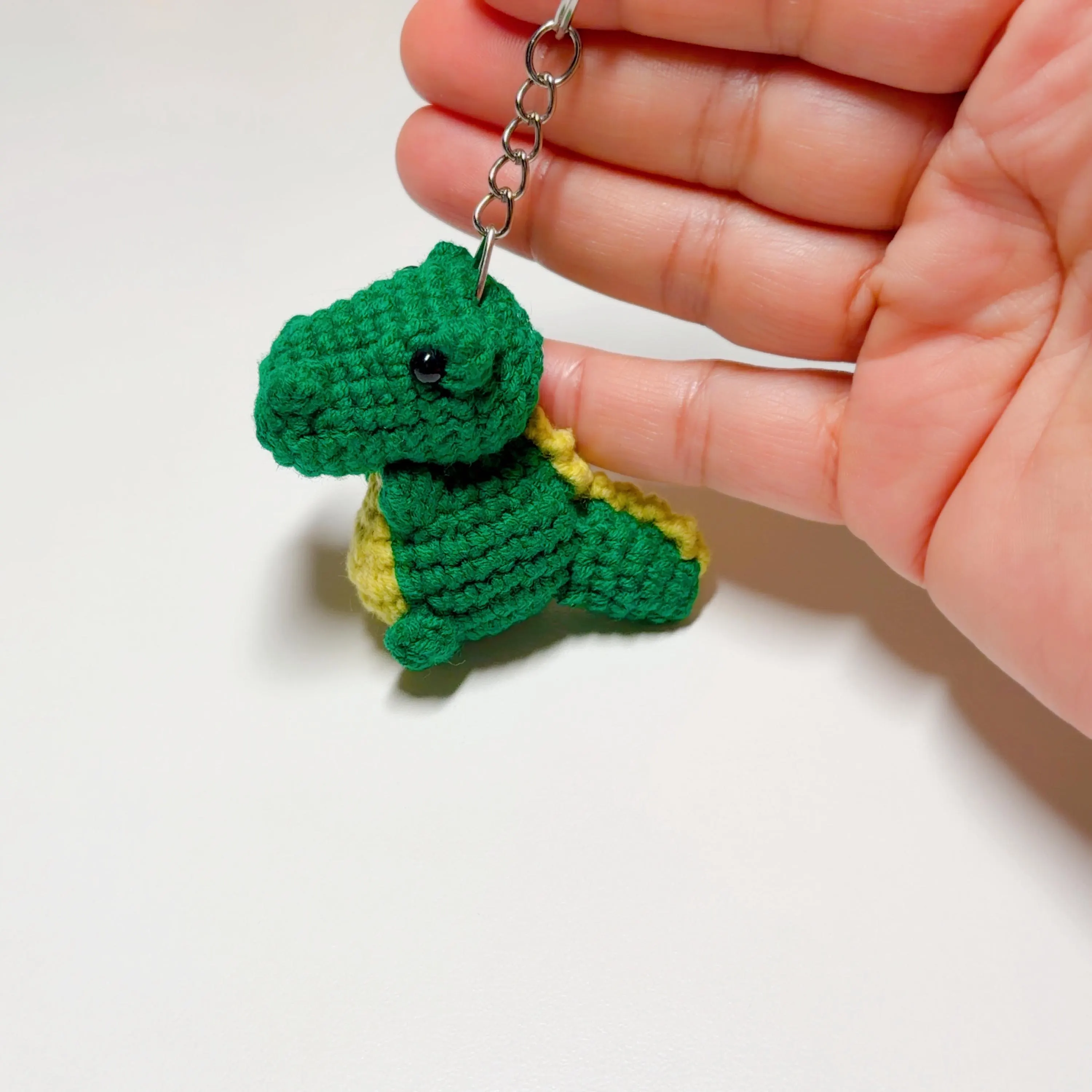 Crochet Alligator Keychain, product photo 8