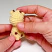 Crochet Giraffe Keychain, product photo 2