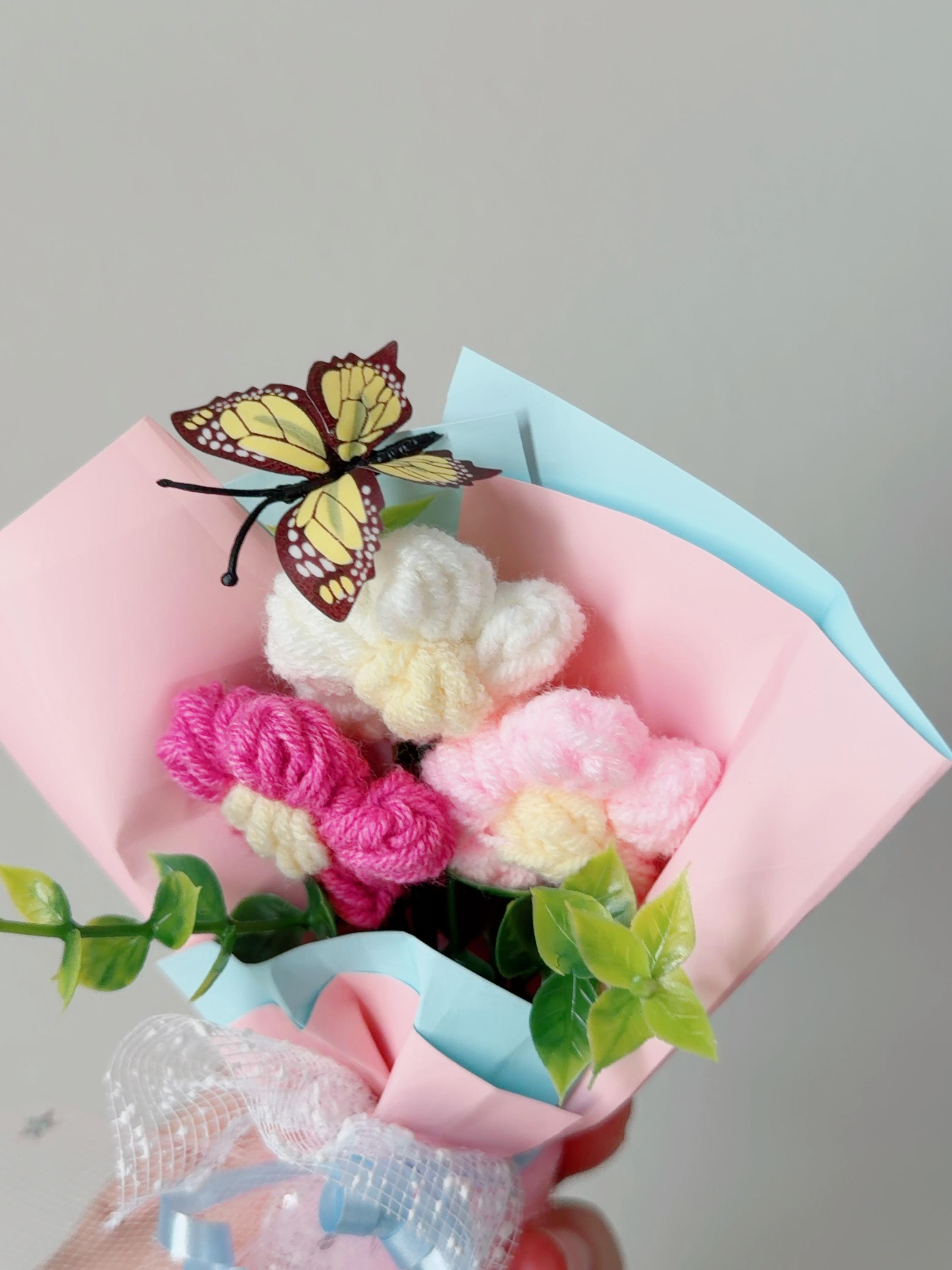 Mini Crochet Flower Bouquet, product photo 16