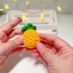 Crochet Pineapple Keychain, product photo 2