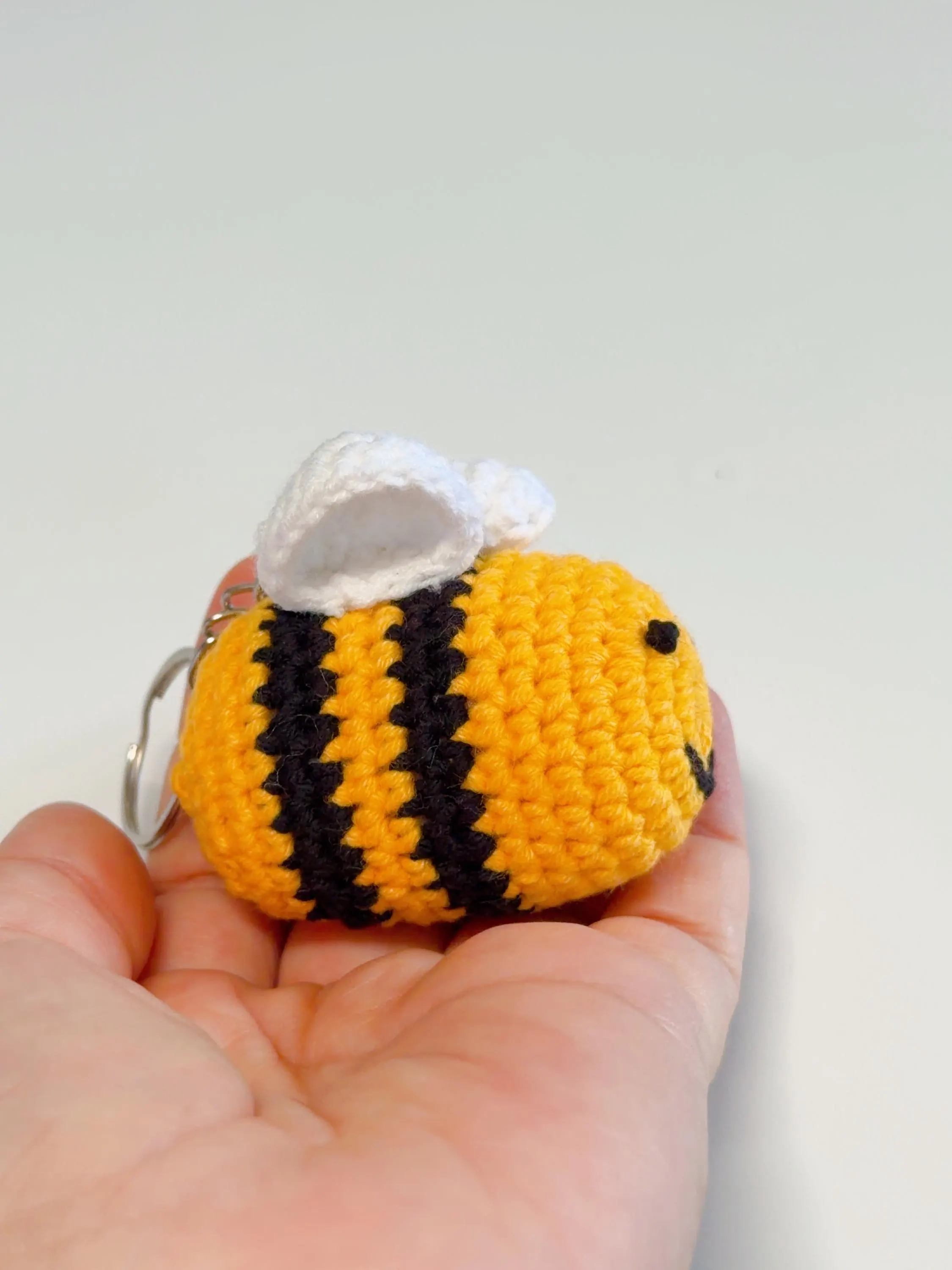 Crochet Bee Amigurumi Keychain, product photo 19