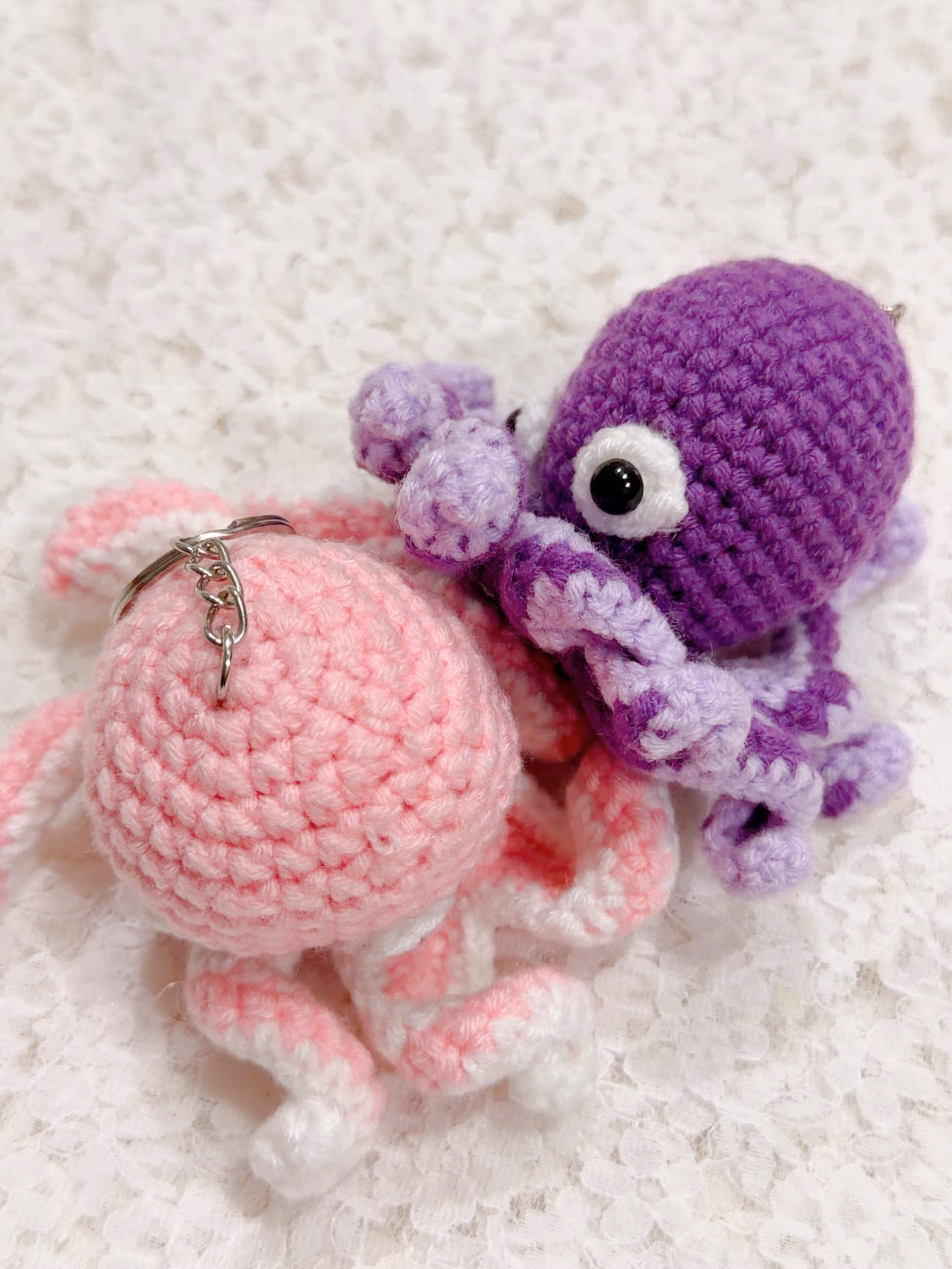 Crochet Octopus Keychain, product photo 4
