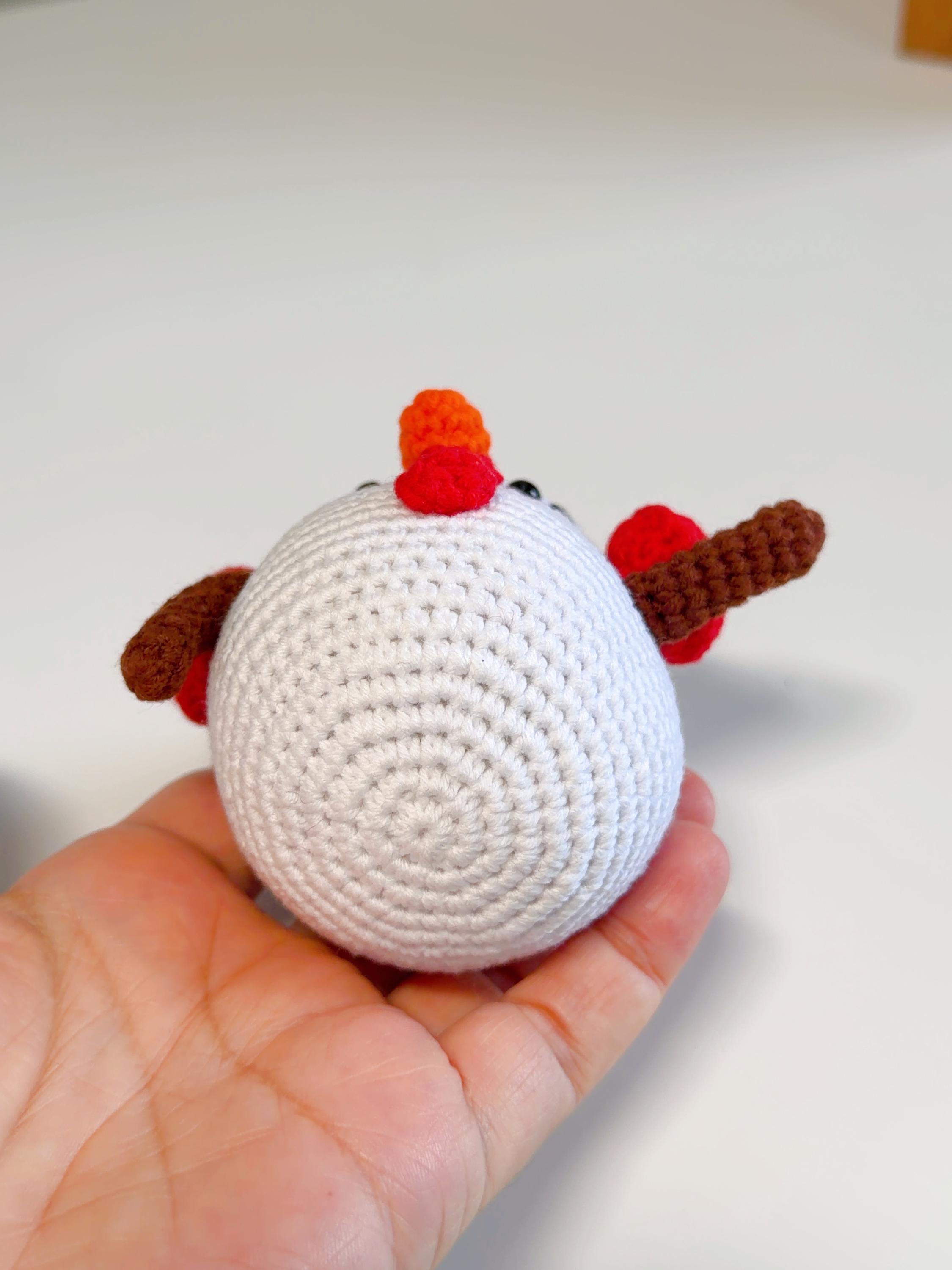 Handmade Crochet Snowman Christmas Tree Ornament, product photo 13