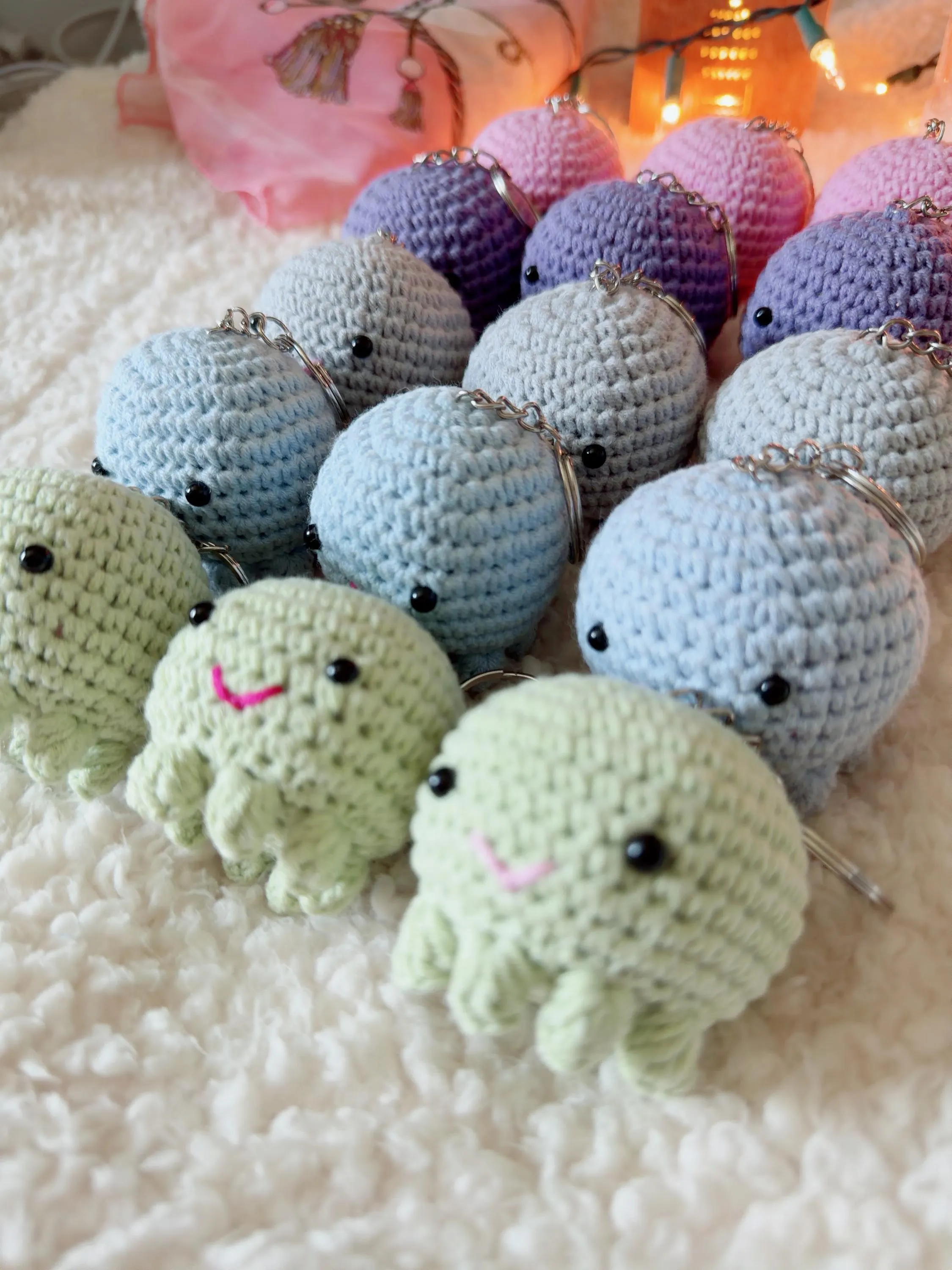 Crochet Octopus Amigurumi Keychain, product photo 16