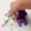 Amigurumi Unicorn Keychain, product photo 22