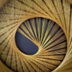 Golden Spiral String Art Wall Decor | Geometric, product photo 2