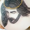 String Art Jesus Portrait, product photo 2