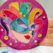 Mardi Gras Mask String Art, product photo 2