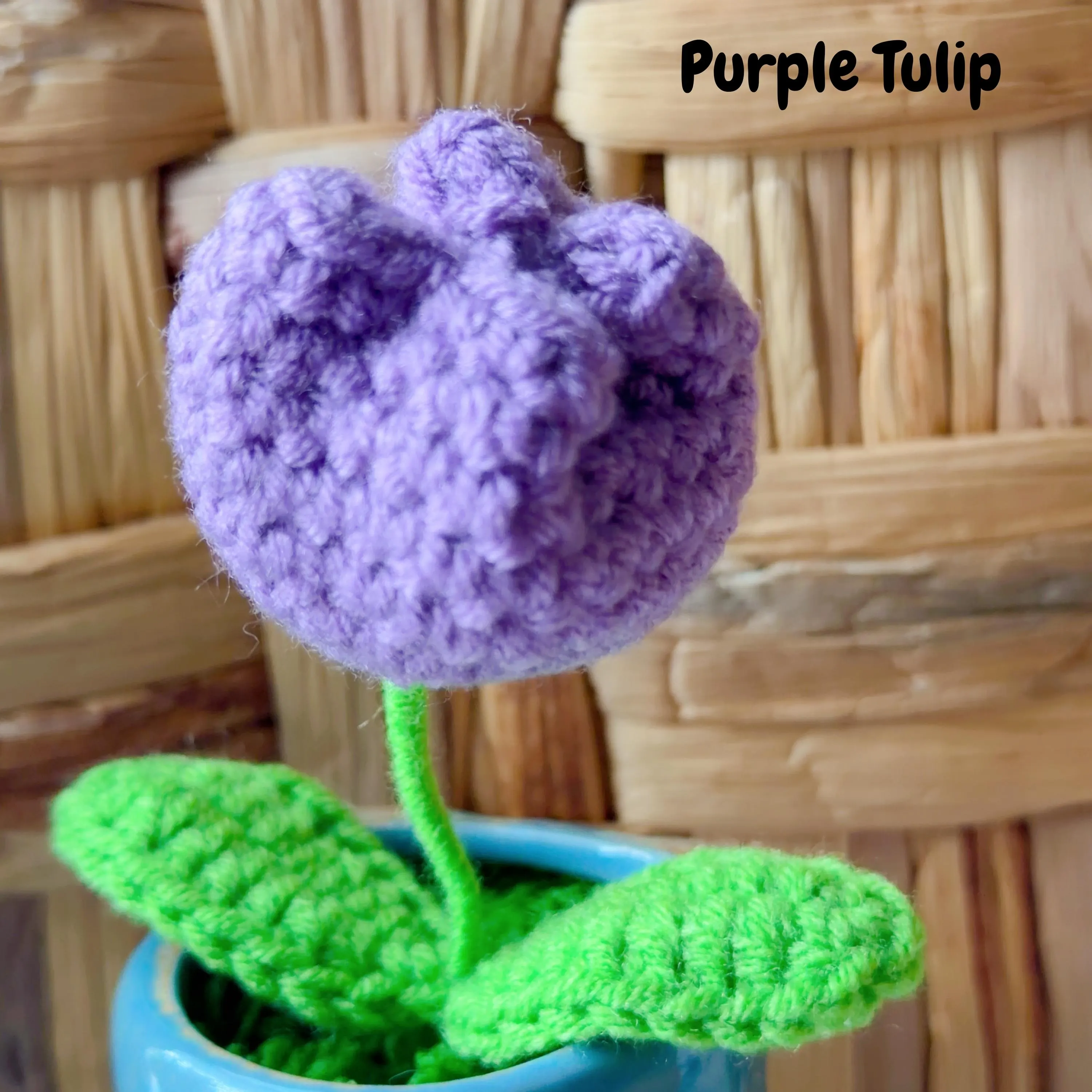 Crochet Potted Flower — Pot & Bloom Options, product photo 13