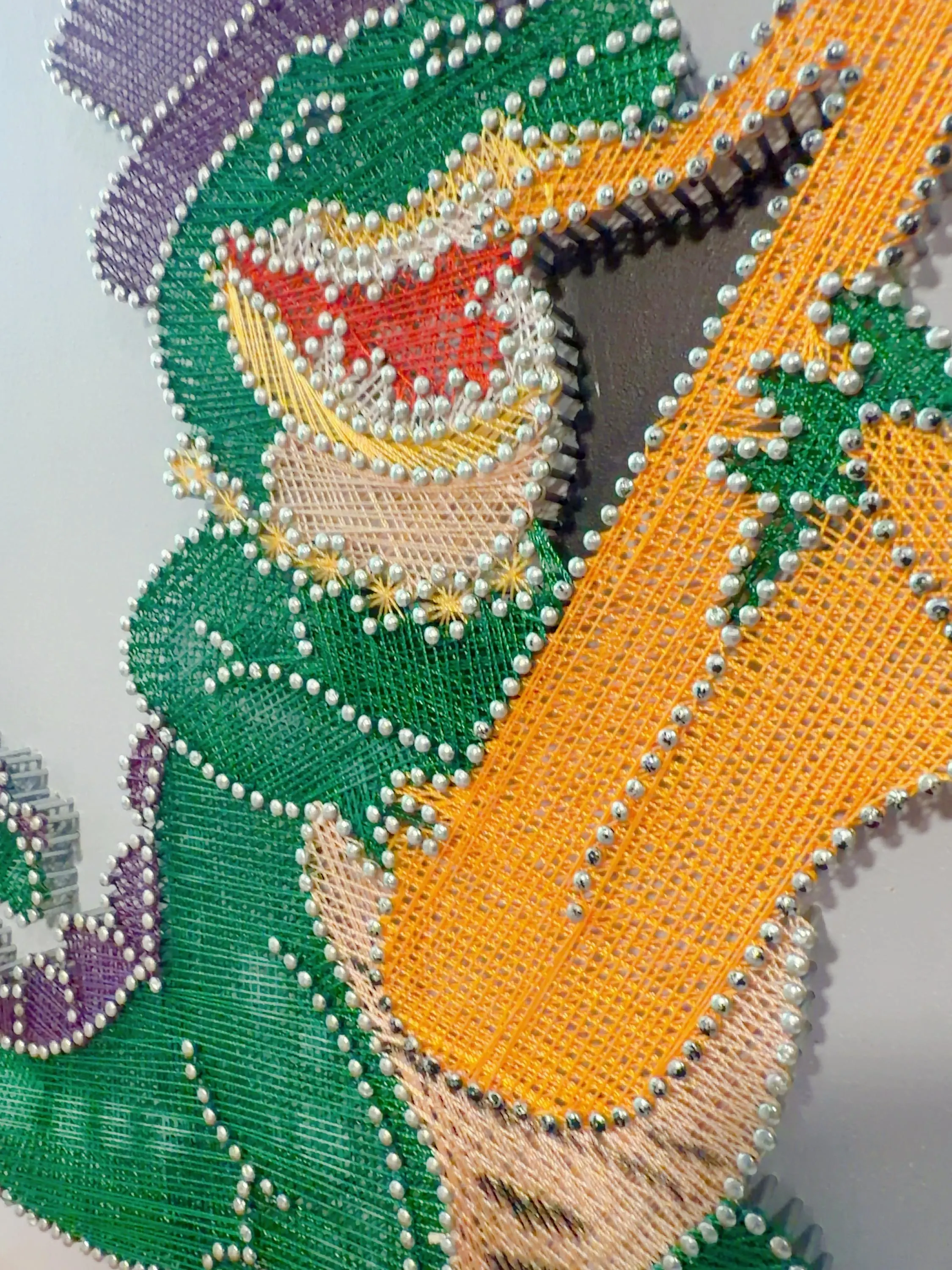 New Orleans Crocodile String Art | Jazz Saxophone, product photo 7