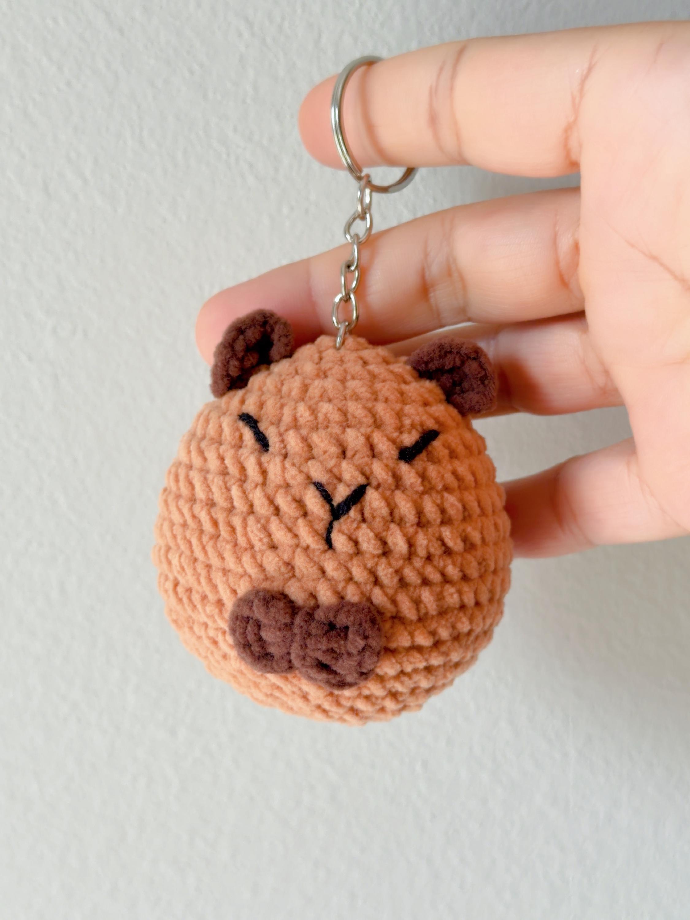 Crochet Capybara Keychain, product photo 8