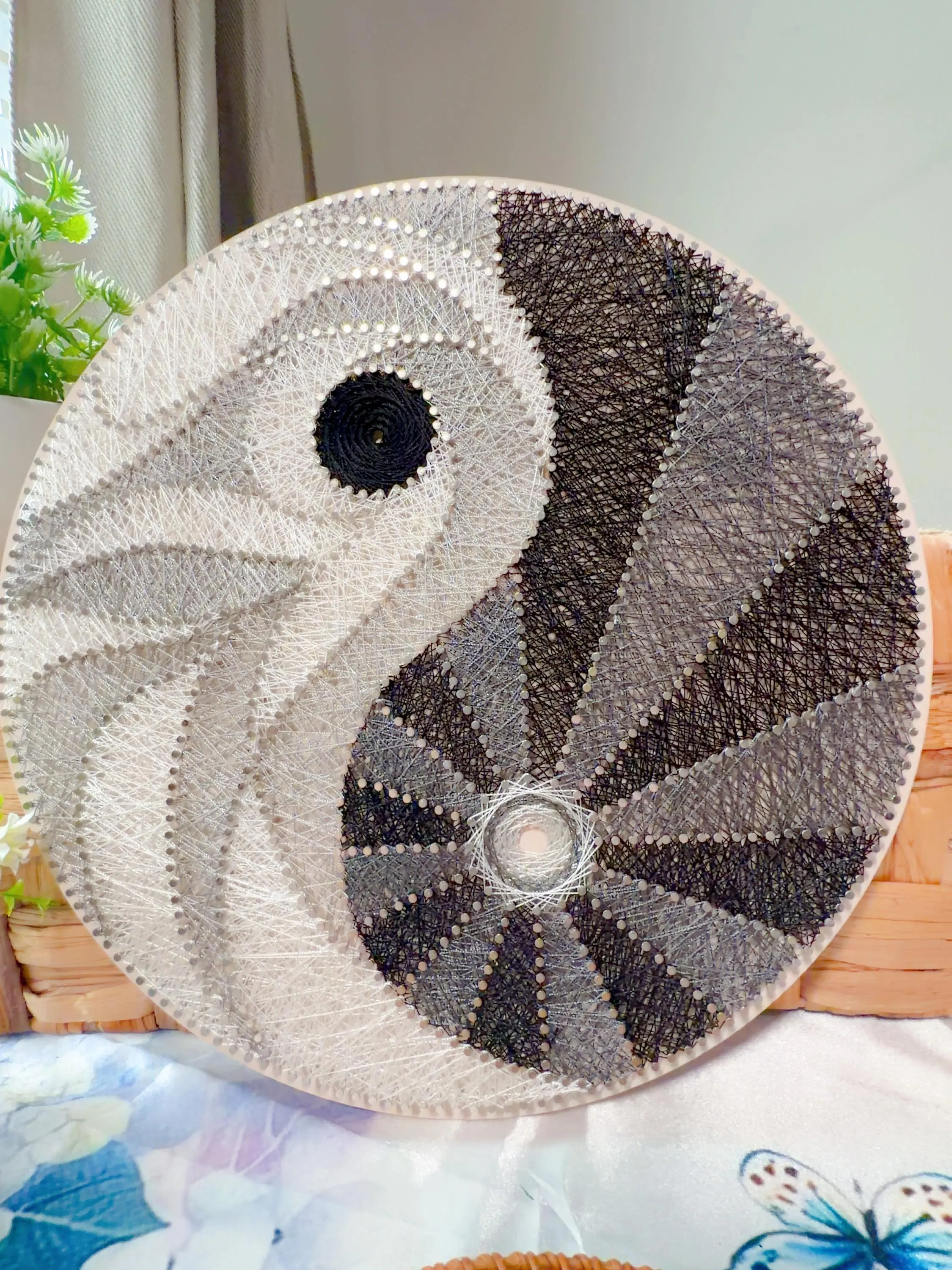 Handmade String Art- Yoga Studio Sign, product photo 12