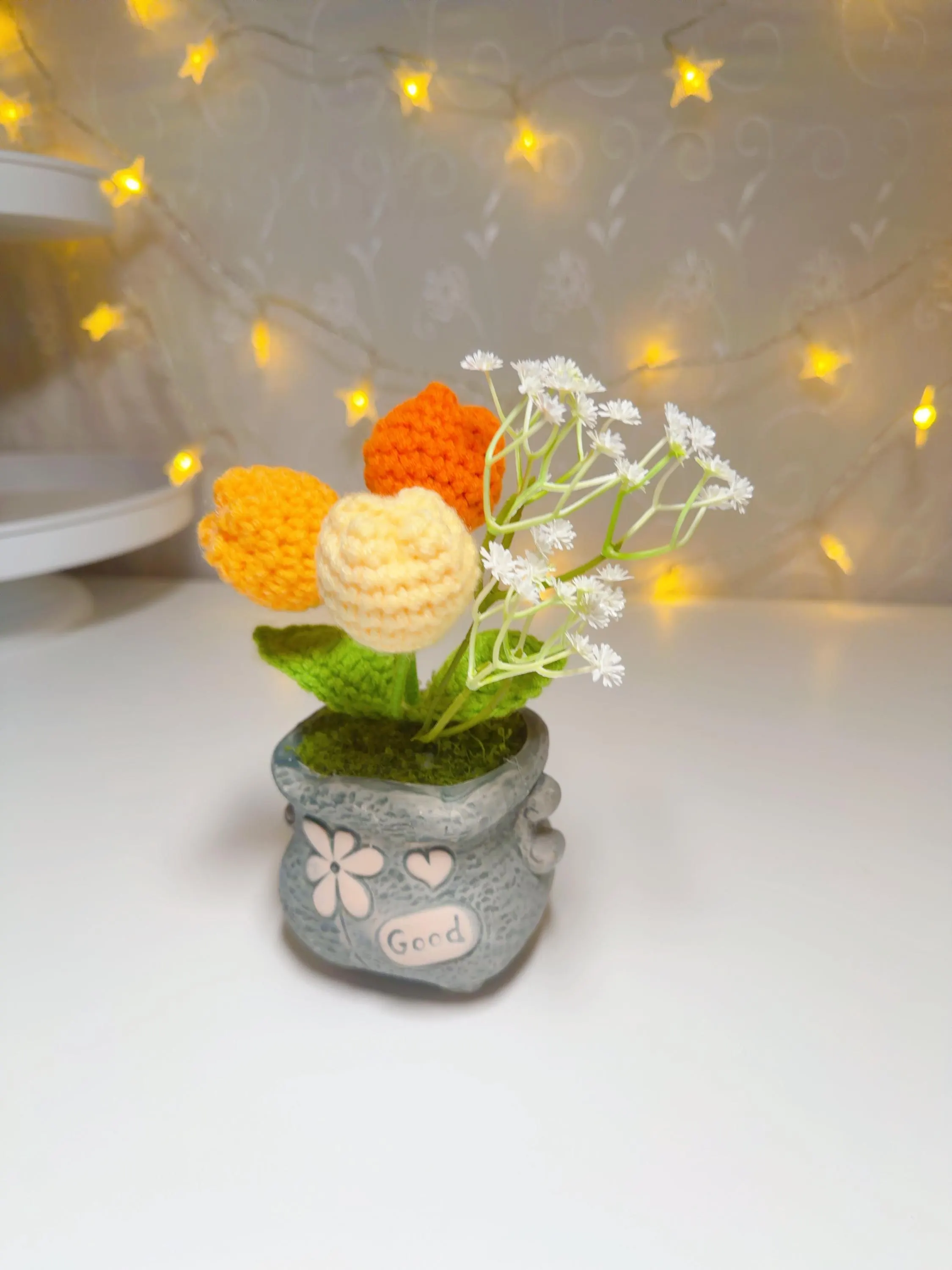 Crochet Potted Flower Decor, product photo 13
