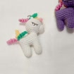 Amigurumi Unicorn Keychain, product photo 2