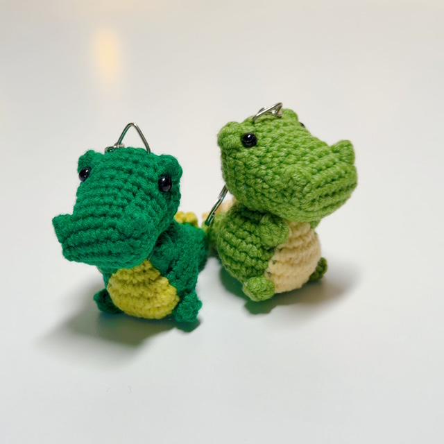 Crochet Alligator Keychain, product photo 14