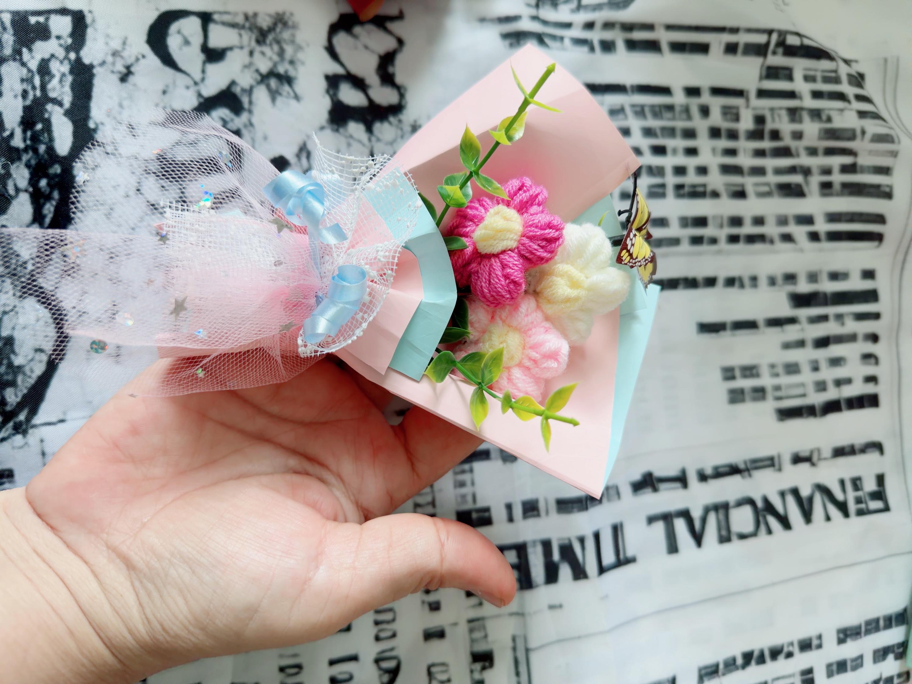 Mini Crochet Flower Bouquet, product photo 18