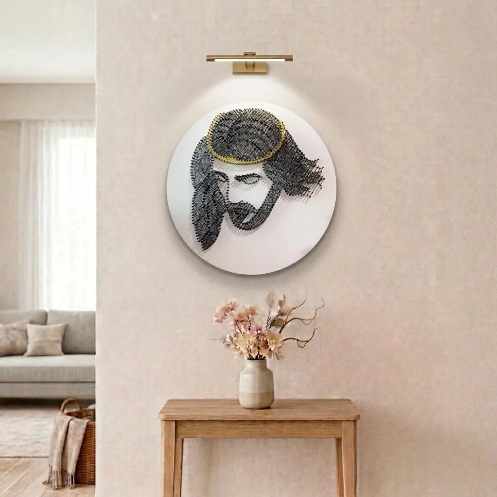 String Art Jesus Portrait, product photo 4
