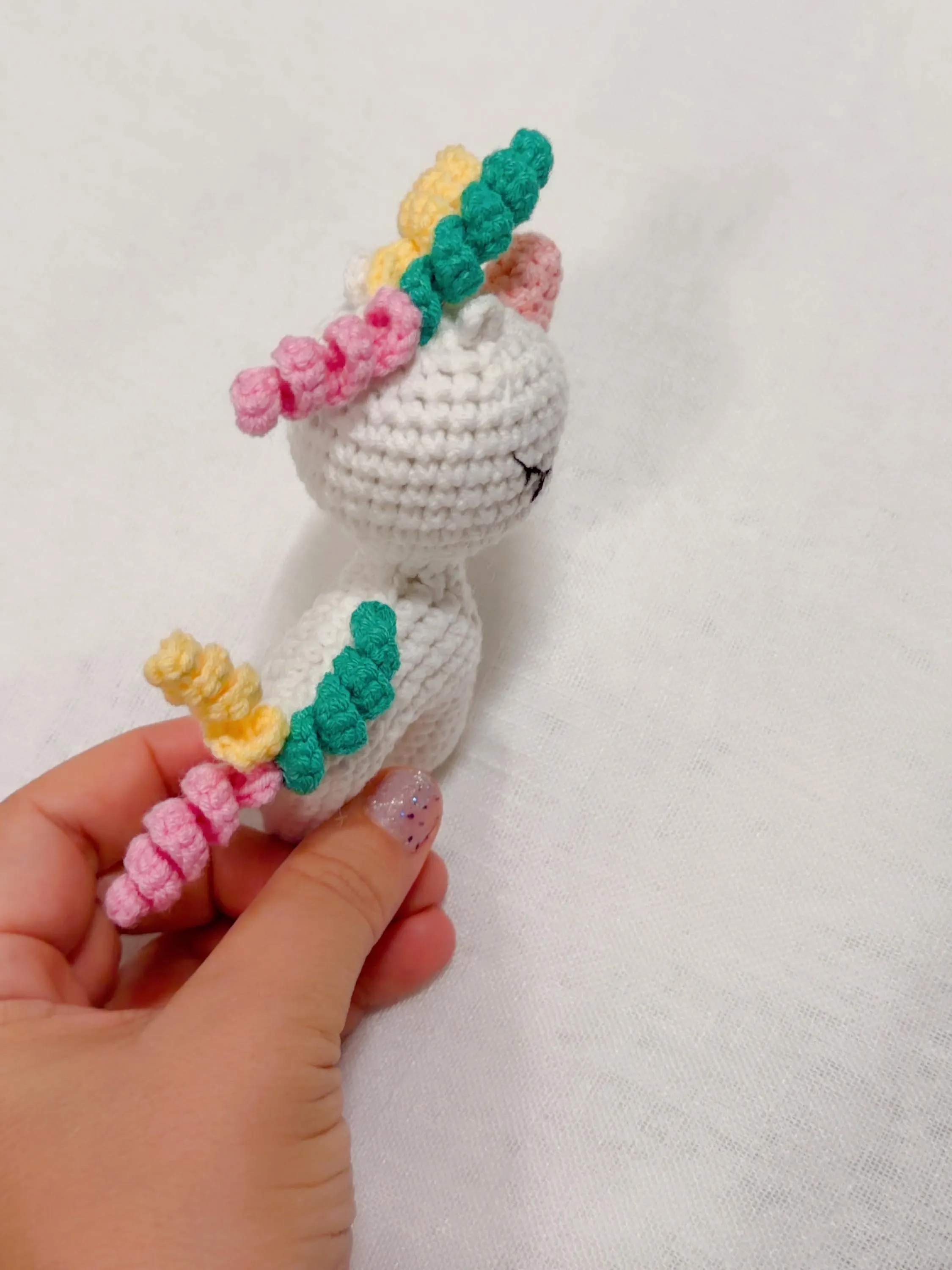 Amigurumi Unicorn Keychain, product photo 17