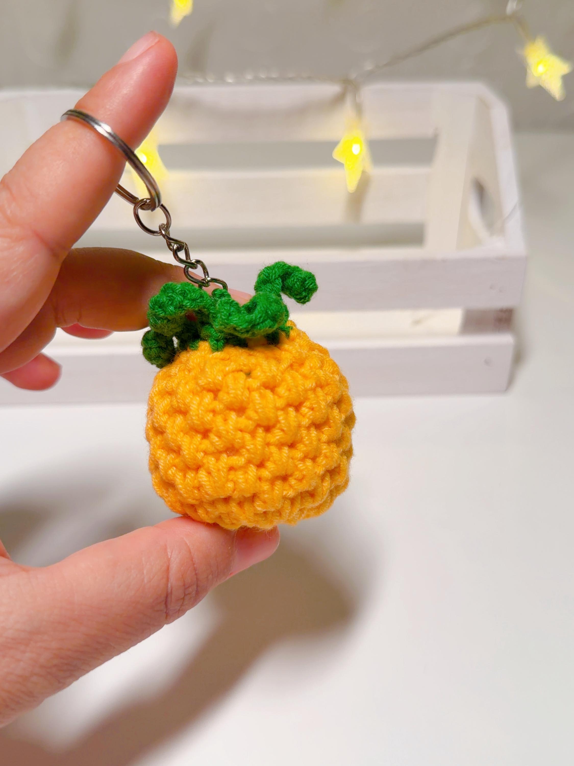 Crochet Pineapple Keychain, product photo 6