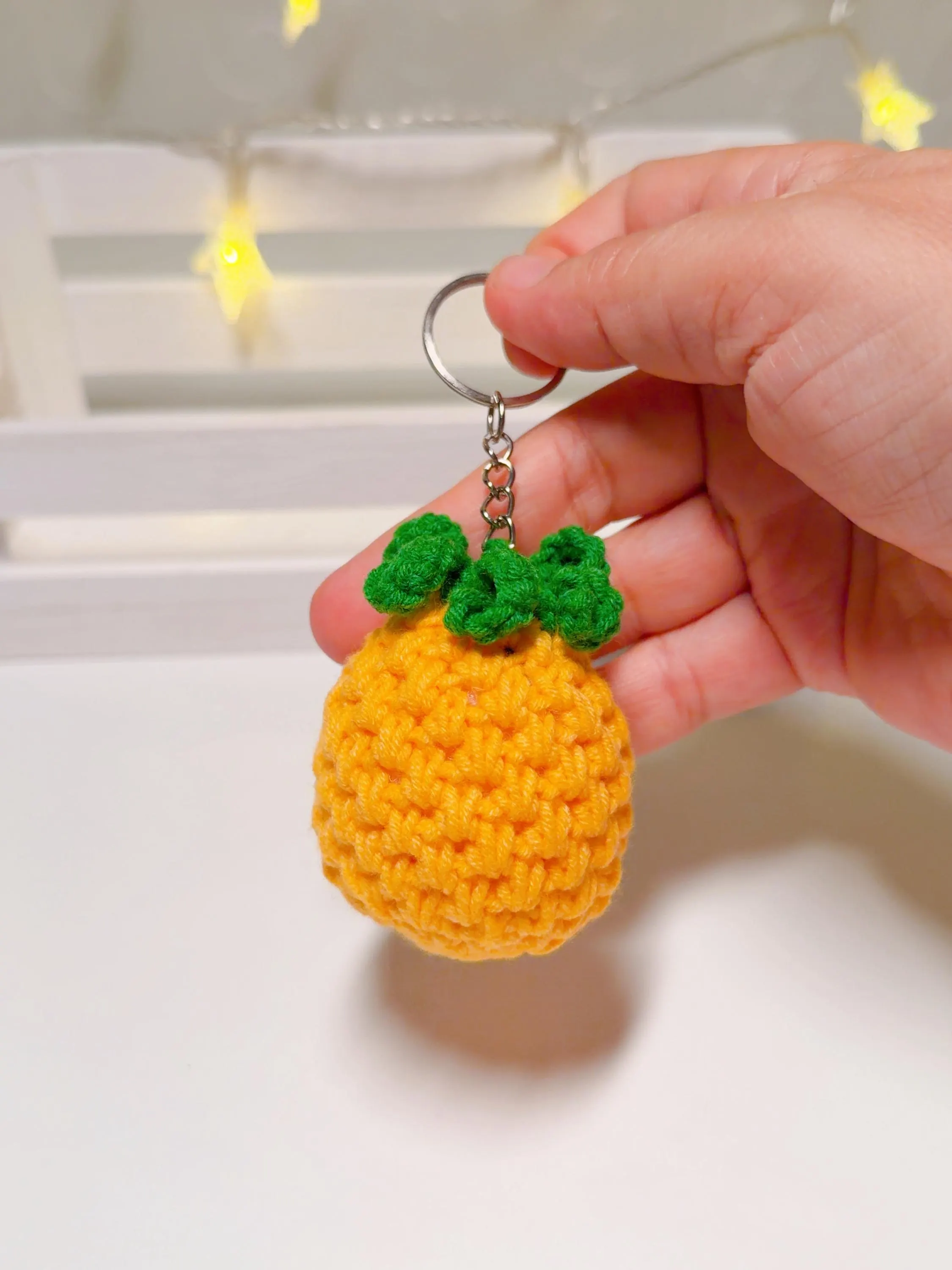 Crochet Pineapple Keychain, product photo 5
