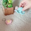 Mini Crochet Octopus Keychain, product photo 2