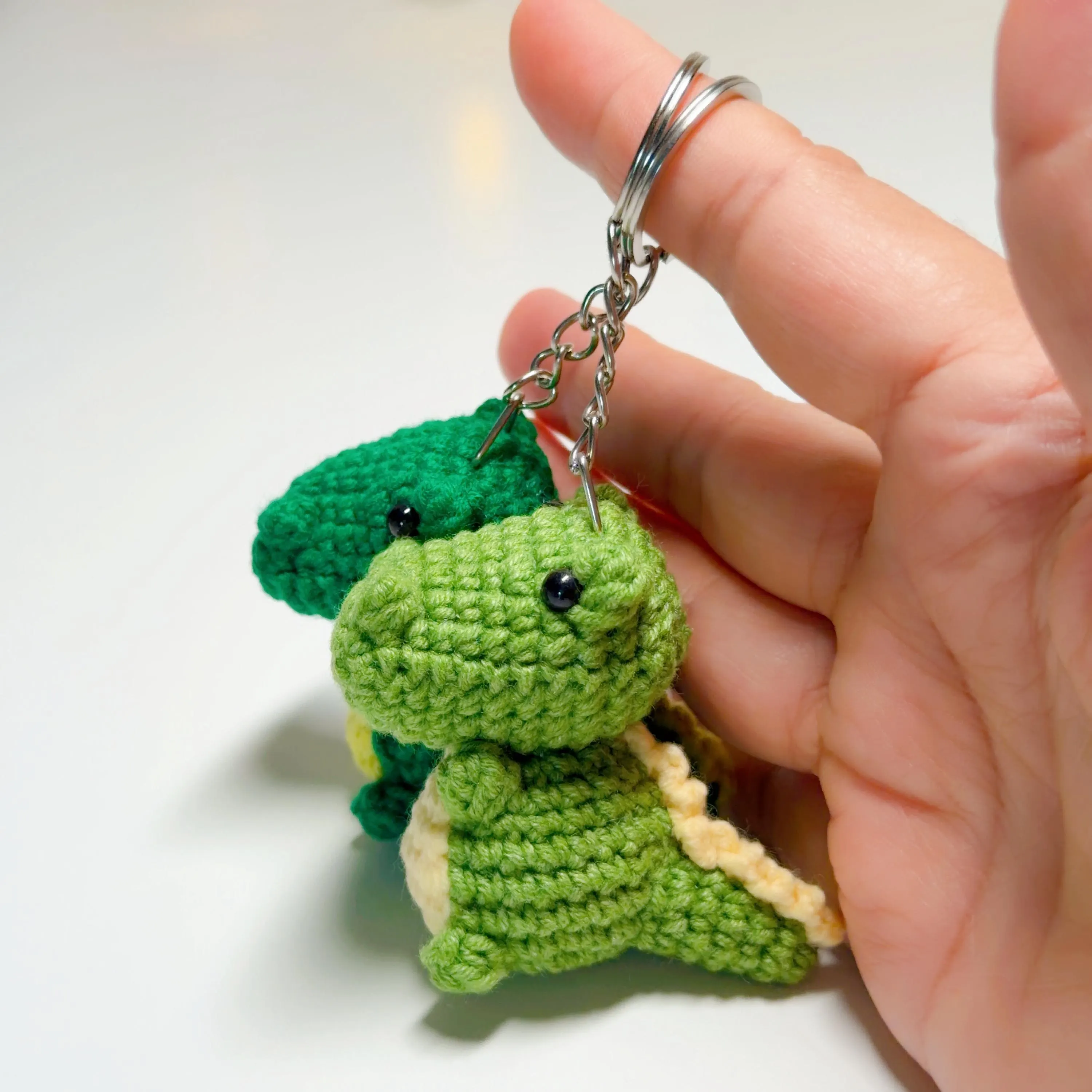 Crochet Alligator Keychain, product photo 4