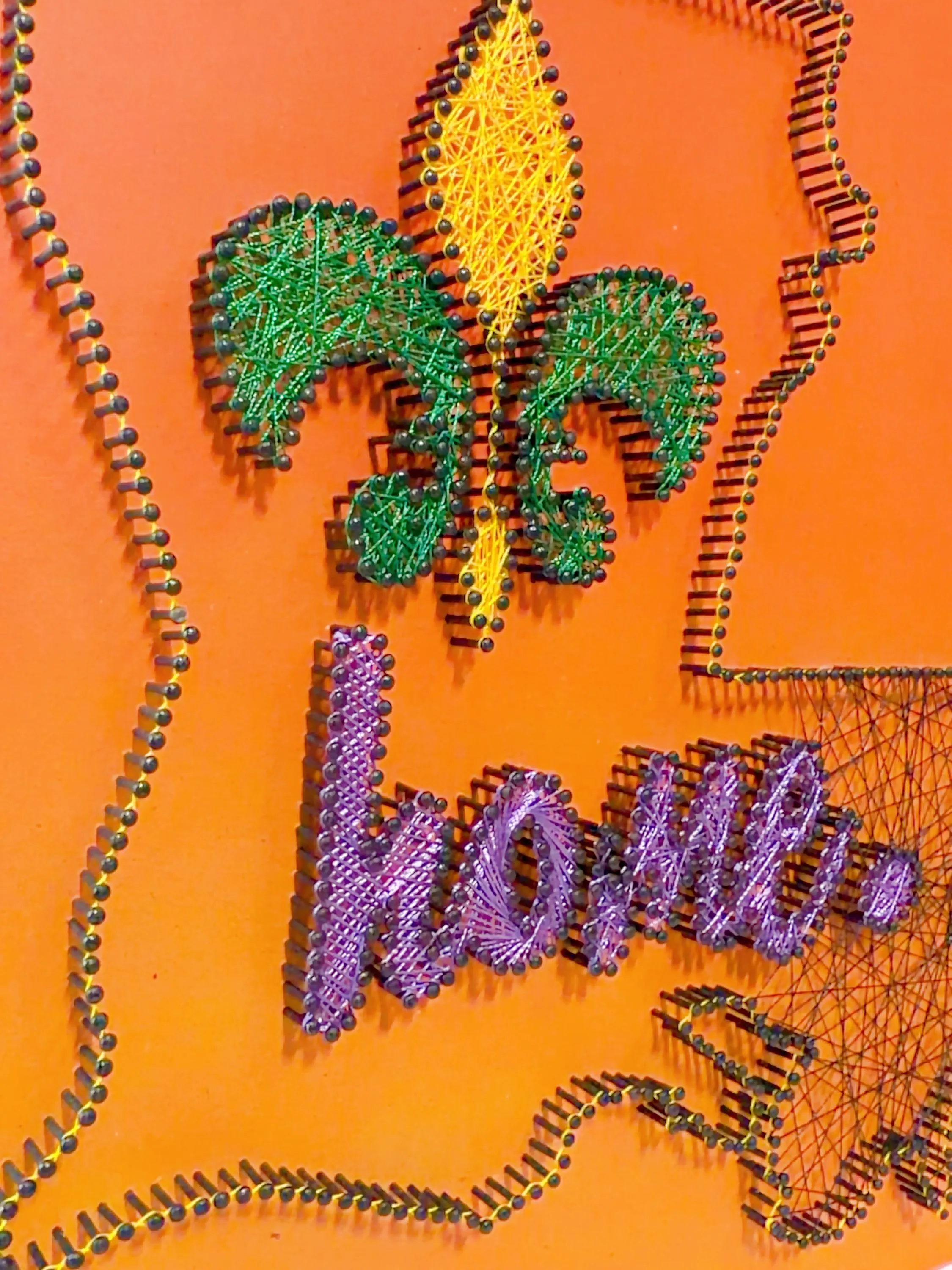 Louisiana String Art Sign, product photo 5
