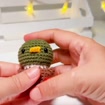 Crochet Mallard Duck Keychain, product photo 2