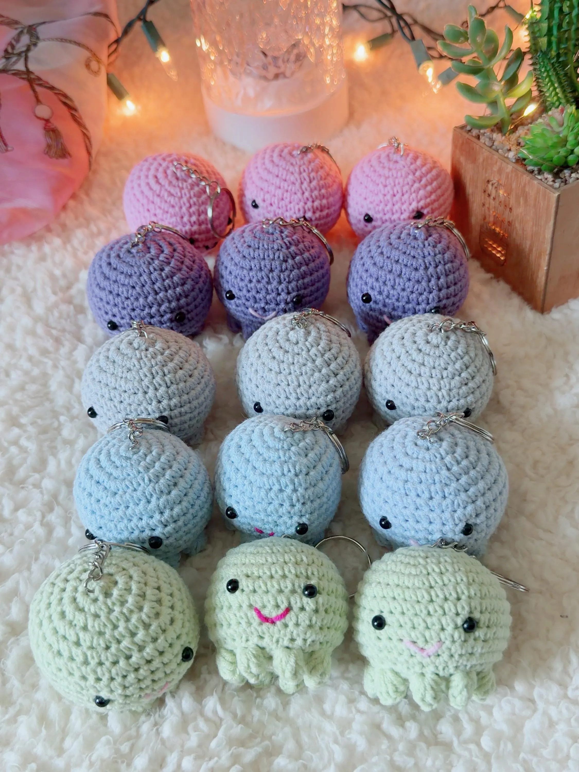 Crochet Octopus Amigurumi Keychain, product photo 22