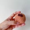 Crochet Capybara Keychain, product photo 17