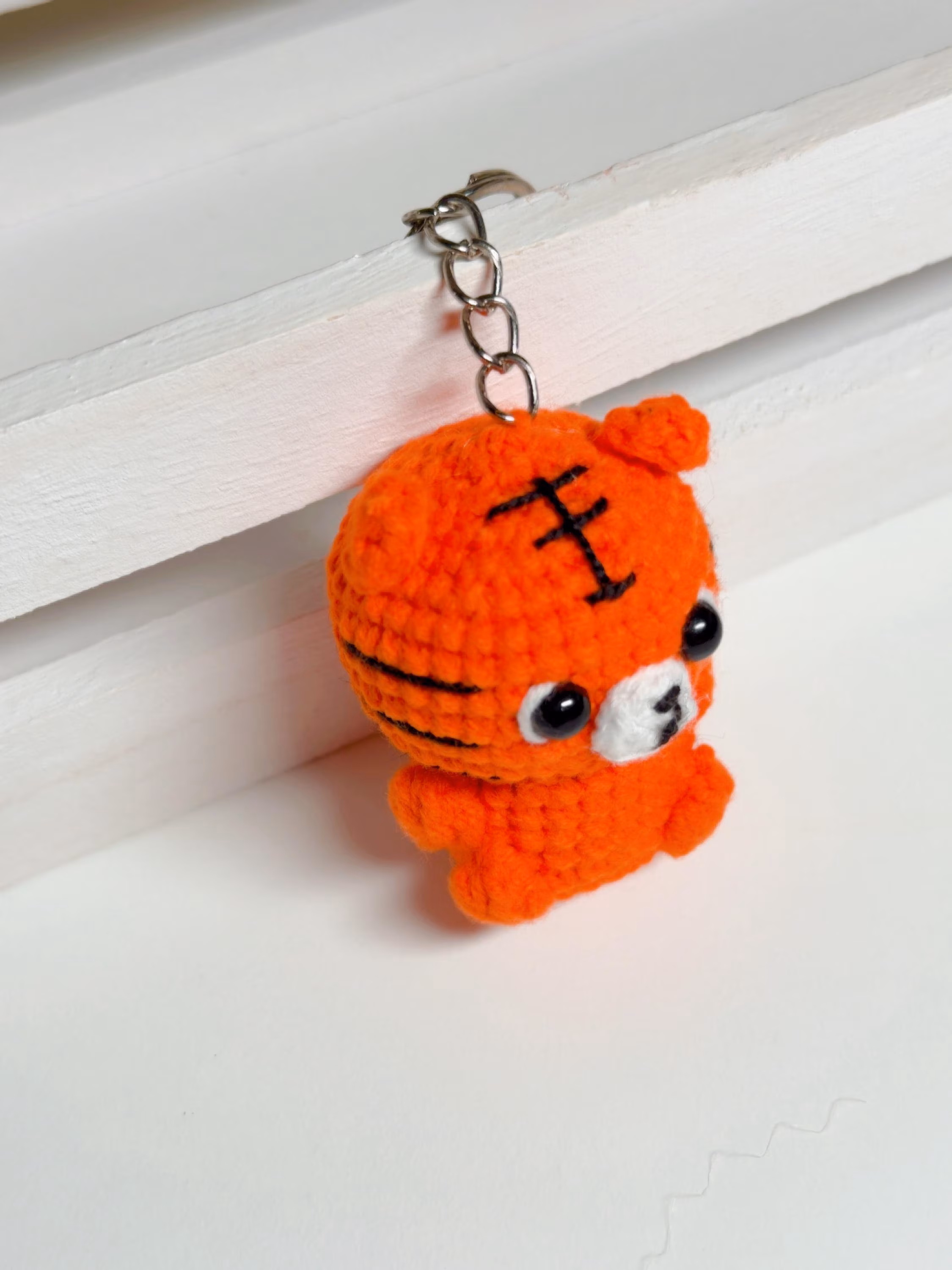 Crochet Baby Tiger Keychain, product photo 10