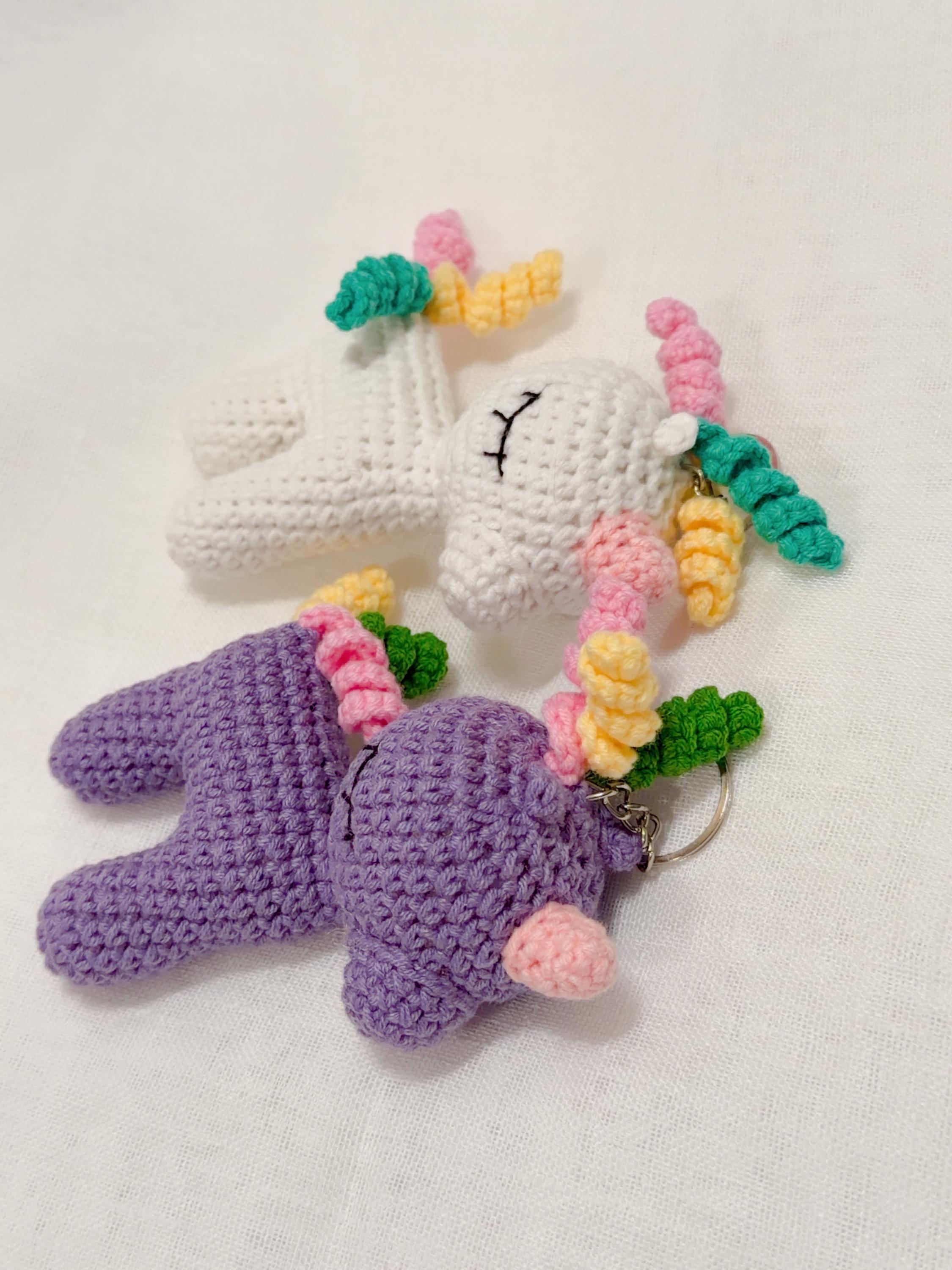 Amigurumi Unicorn Keychain, product photo 20