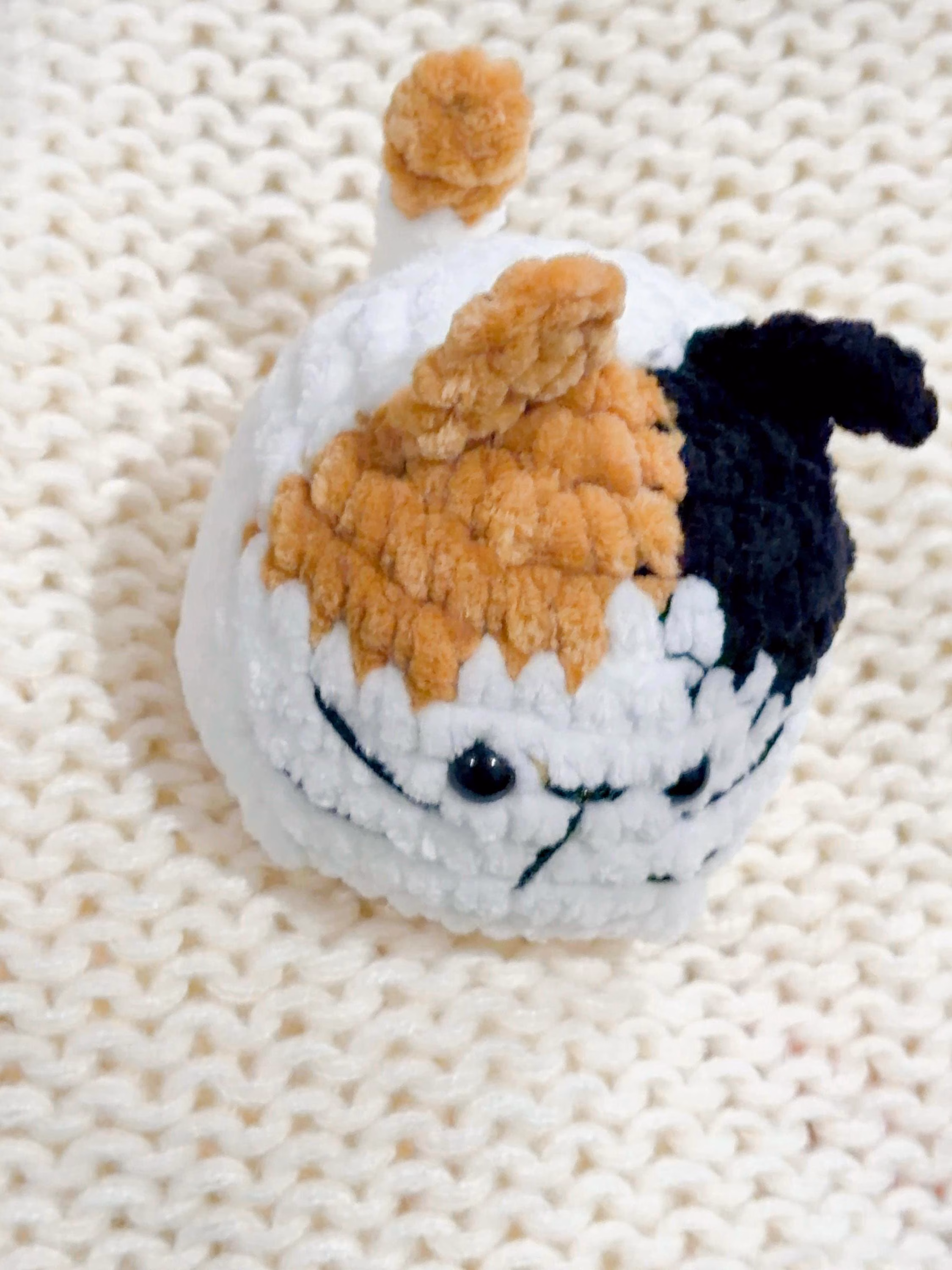 Handmade Crochet Plush Cat, product photo 4