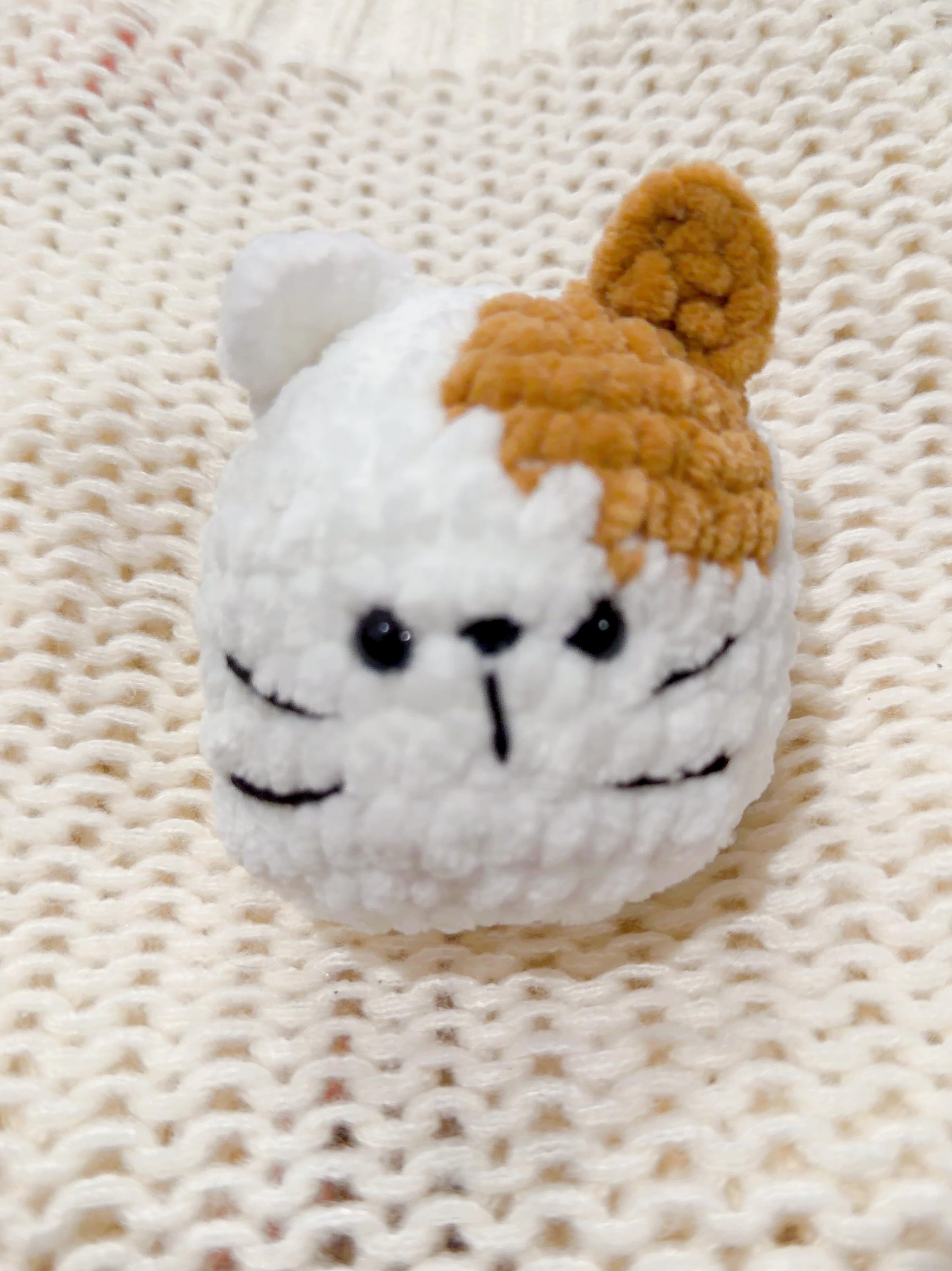 Handmade Crochet Plush Cat, product photo 1