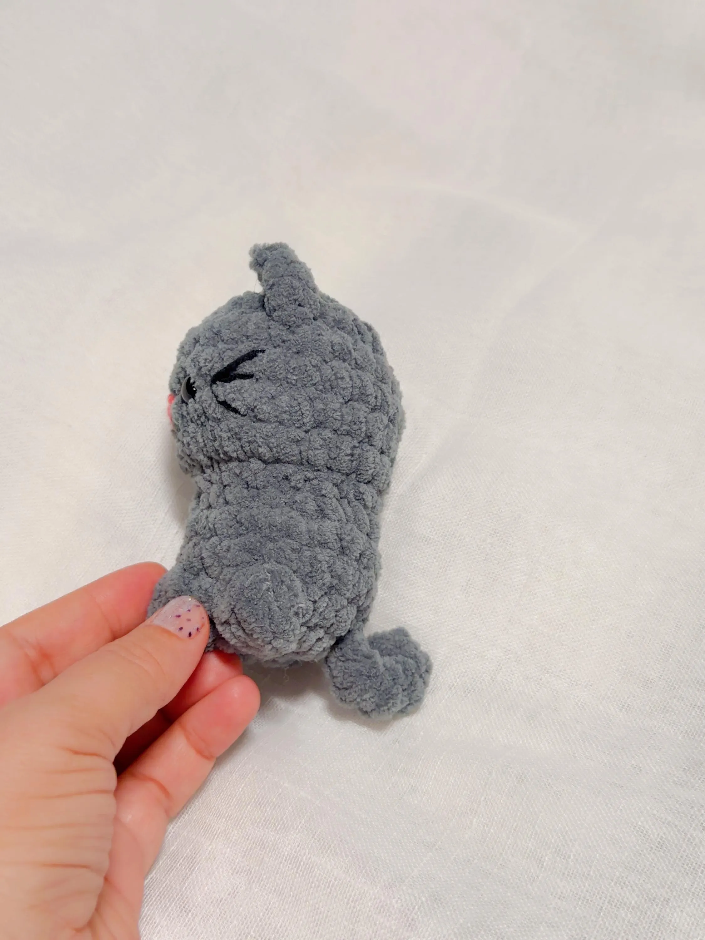 Handmade Crochet Cat Plush, product photo 9
