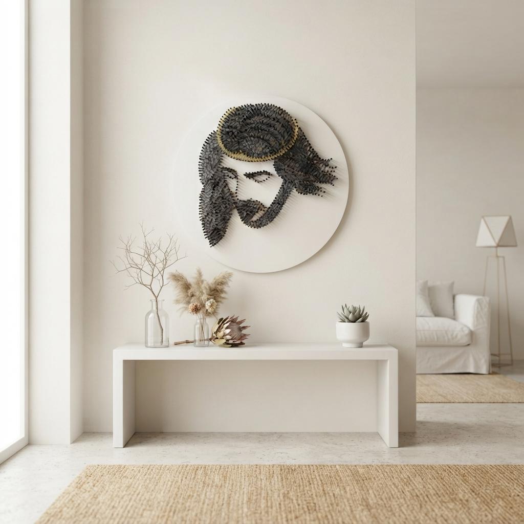 String Art Jesus Portrait, product photo 5