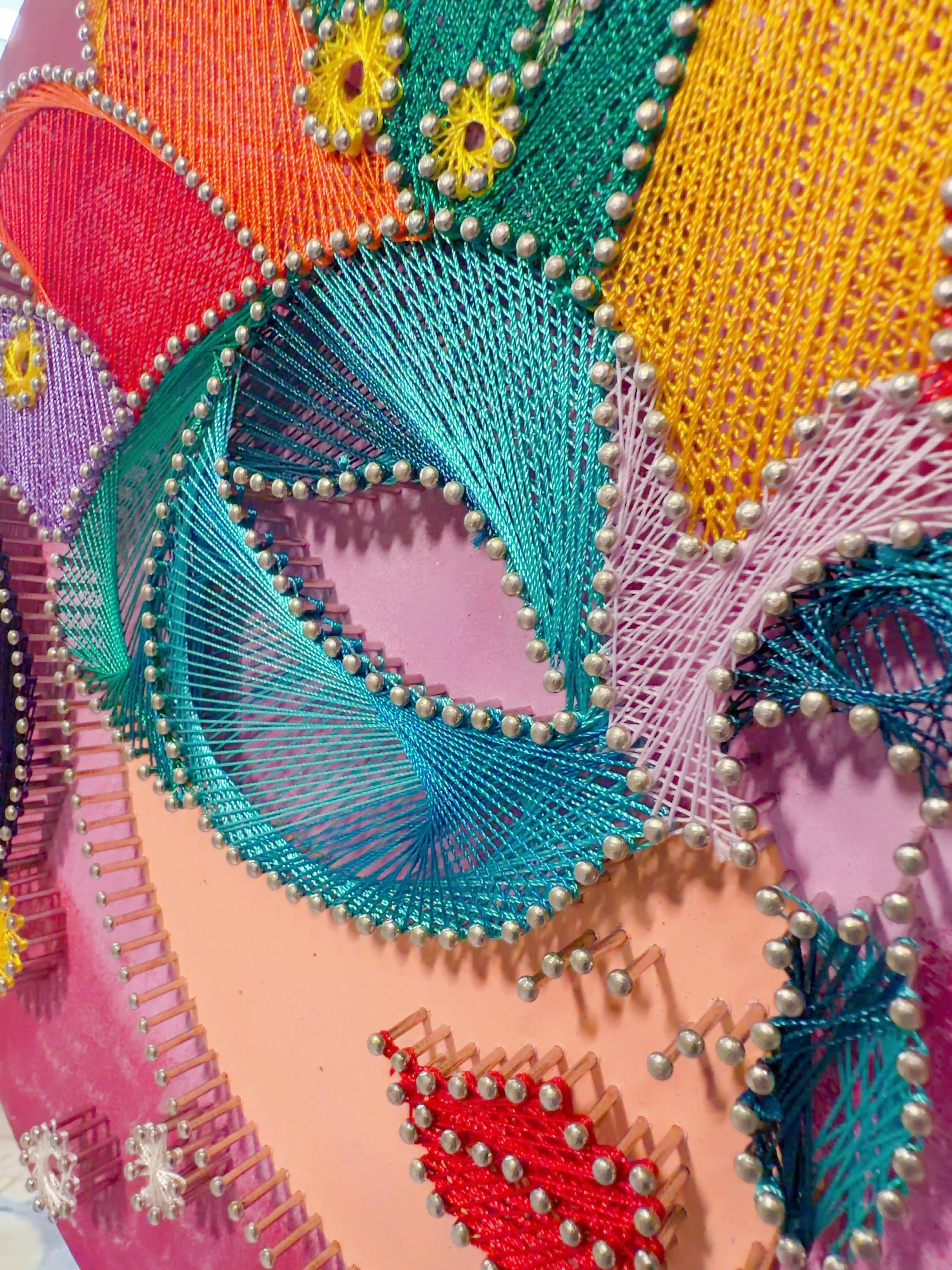 Mardi Gras Mask String Art, product photo 10