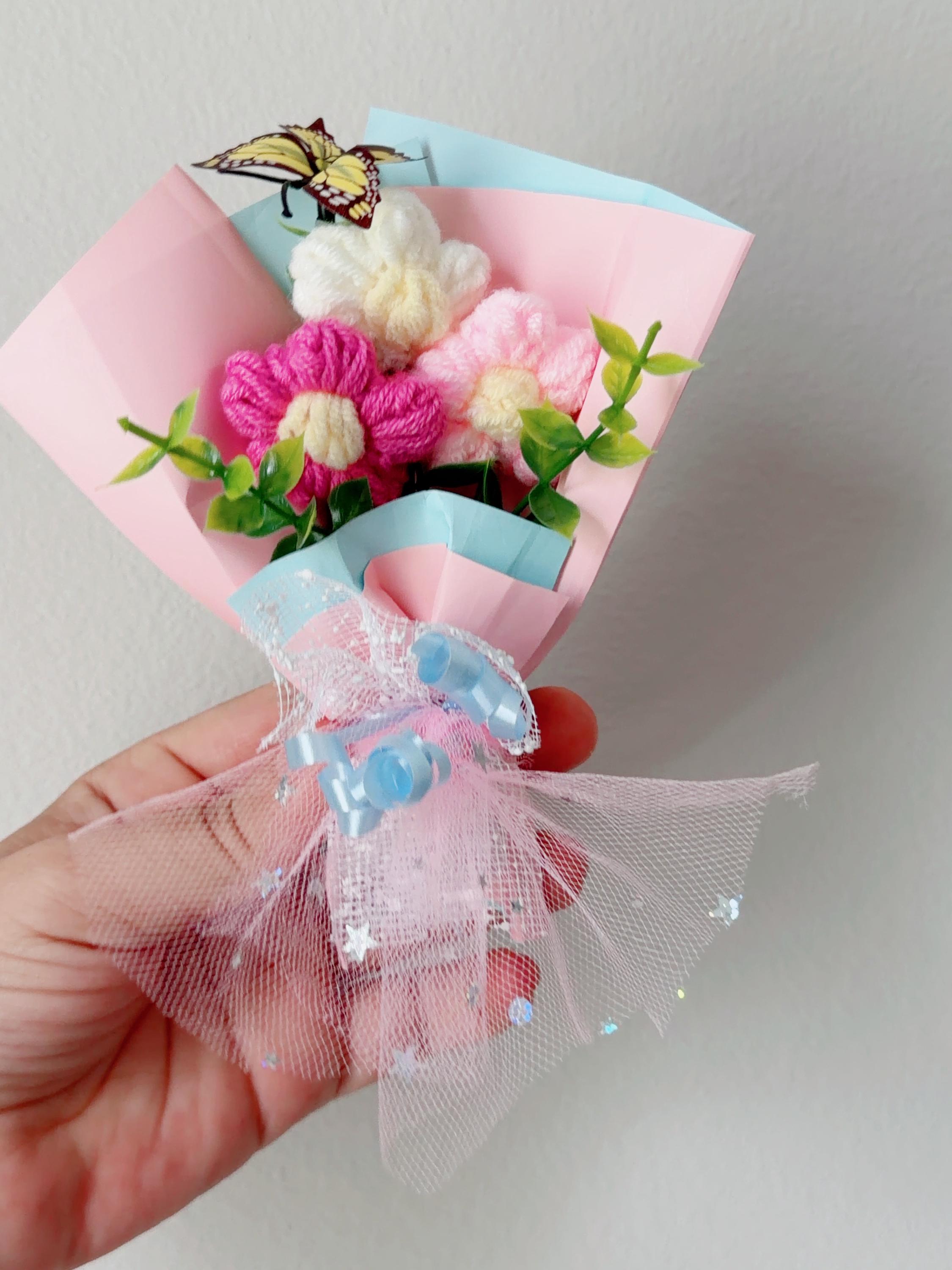 Mini Crochet Flower Bouquet, product photo 13