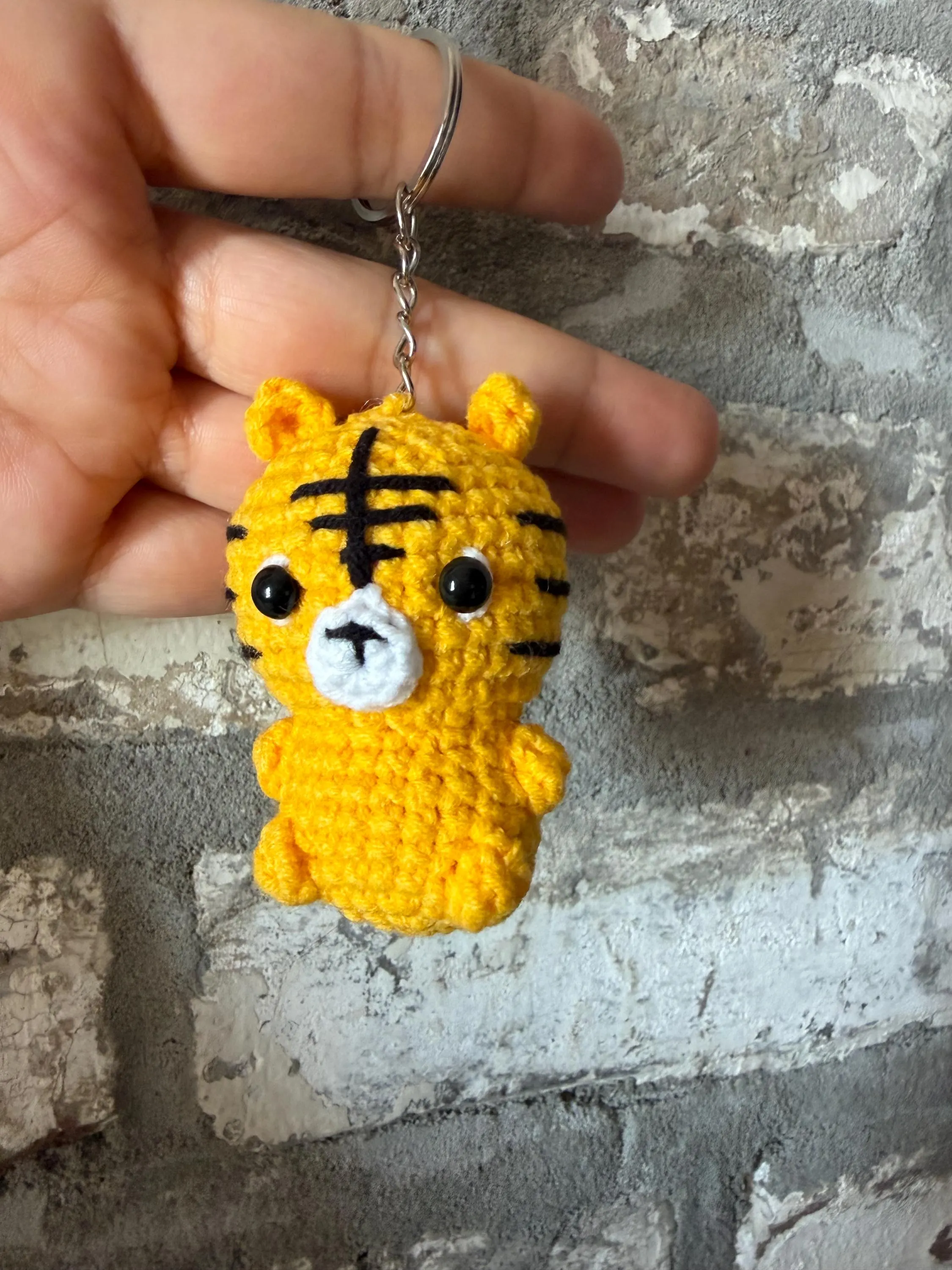Crochet Baby Tiger Keychain, product photo 20