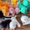 Micro Crochet Cat Keychain, product photo 2