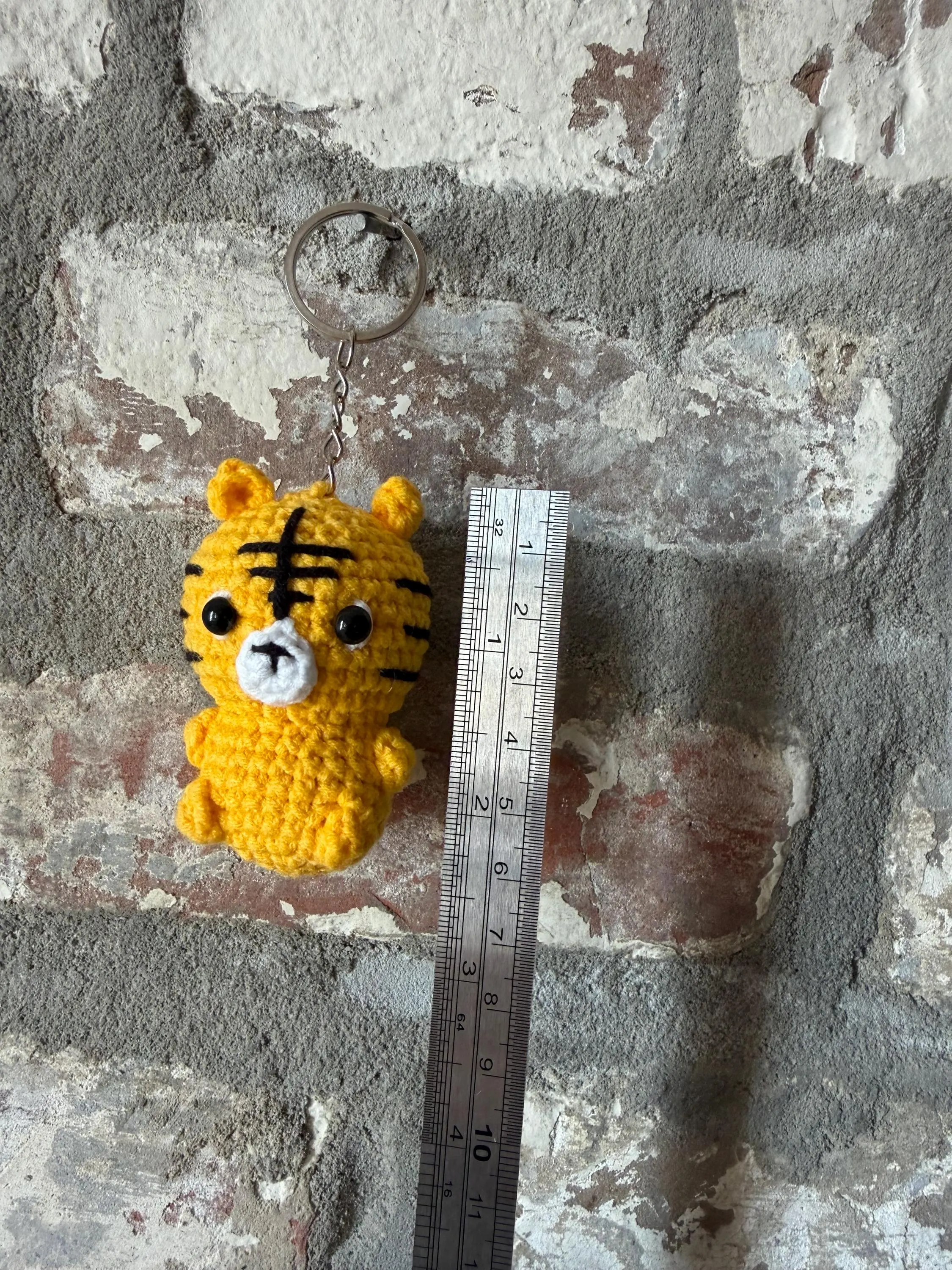 Crochet Baby Tiger Keychain, product photo 15