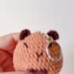Crochet Capybara Keychain, product photo 2